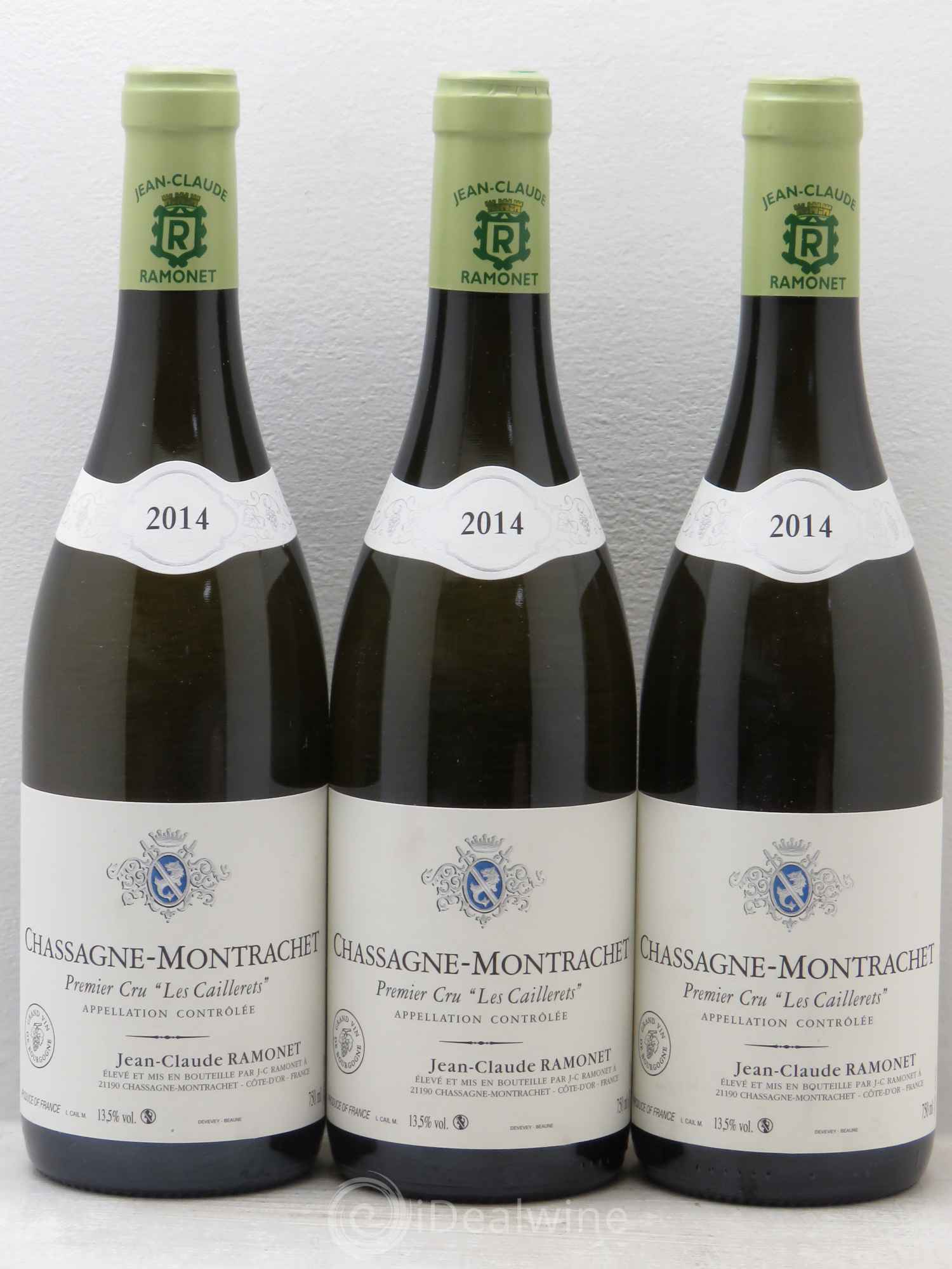 Chassagne-Montrachet 1er Cru Les Caillerets Ramonet (Domaine) 2014 - Posten von 3 Flaschen - 0