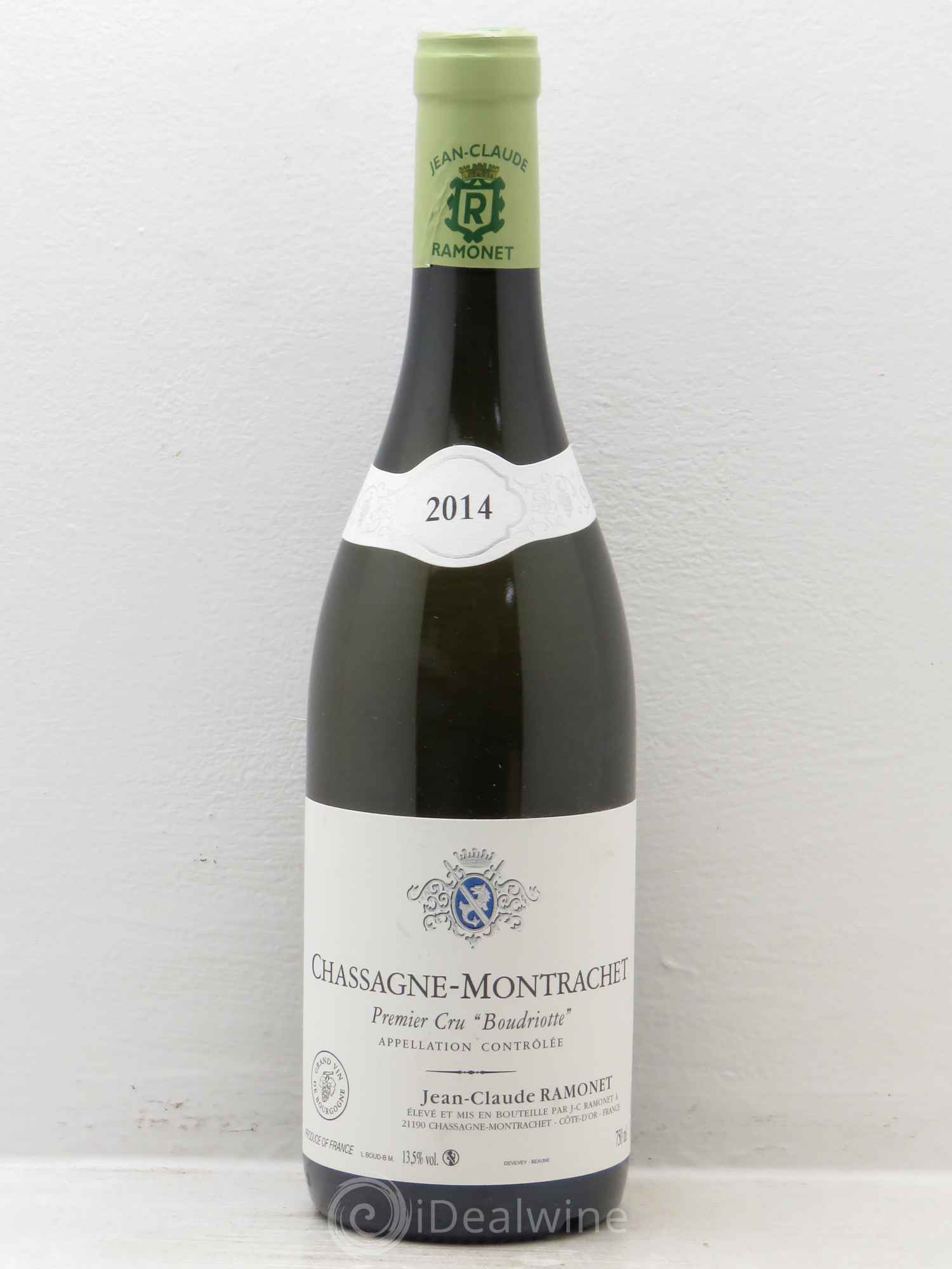Chassagne-Montrachet 1er Cru Boudriotte Ramonet (Domaine) 2014 - Lot de 1 bouteille - 0
