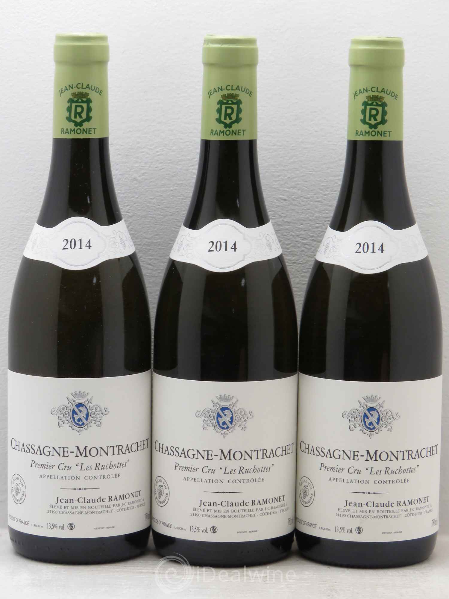Chassagne-Montrachet 1er Cru Les Ruchottes Ramonet (Domaine) 2014 - Lot de 3 bouteilles - 0
