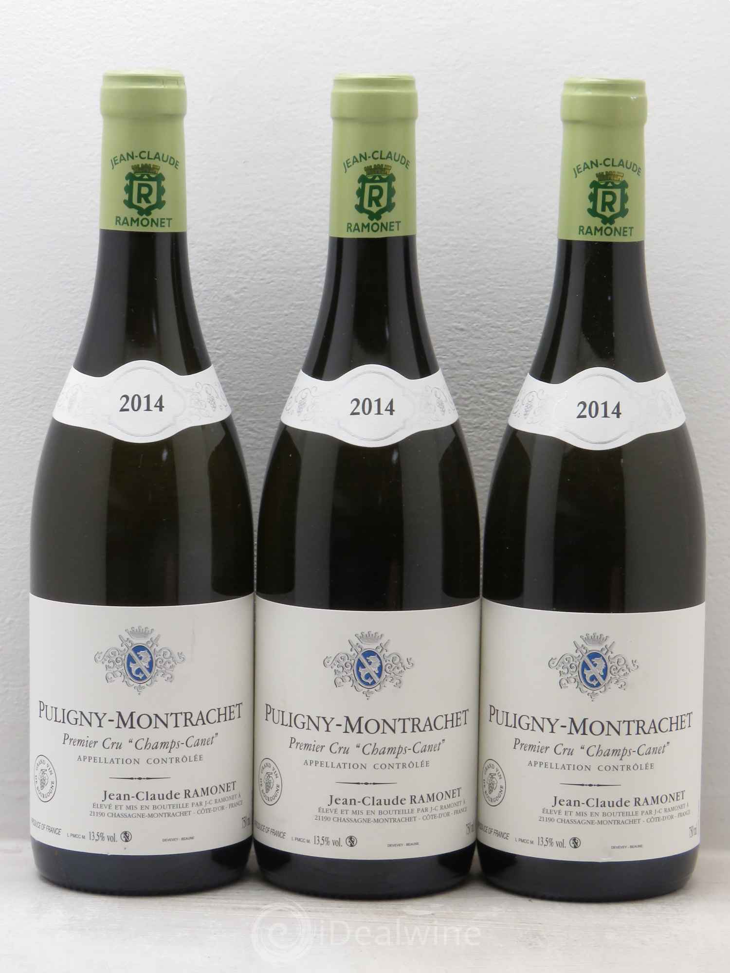 Puligny-Montrachet 1er Cru Champs Canet Ramonet (Domaine) 2014 - Lot de 3 bouteilles - 0