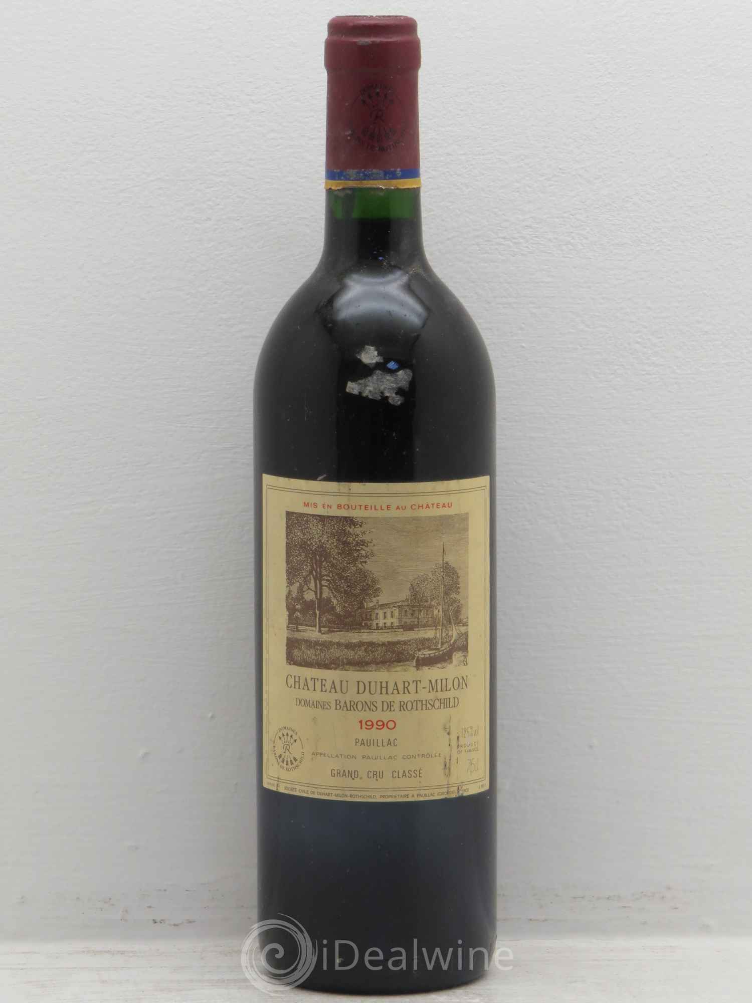 Château Duhart-Milon 4ème Grand Cru Classé 1990 - Lot de 1 bouteille - 0