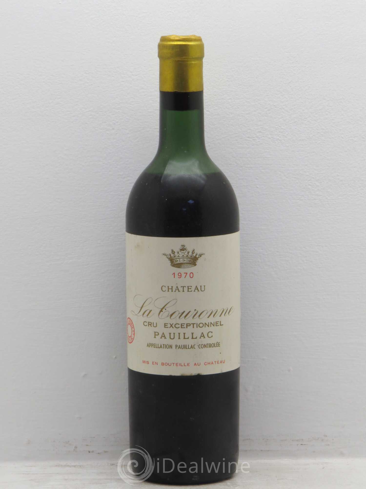 Pauillac La couronne 1970 - Posten von 1 Flasche - 0