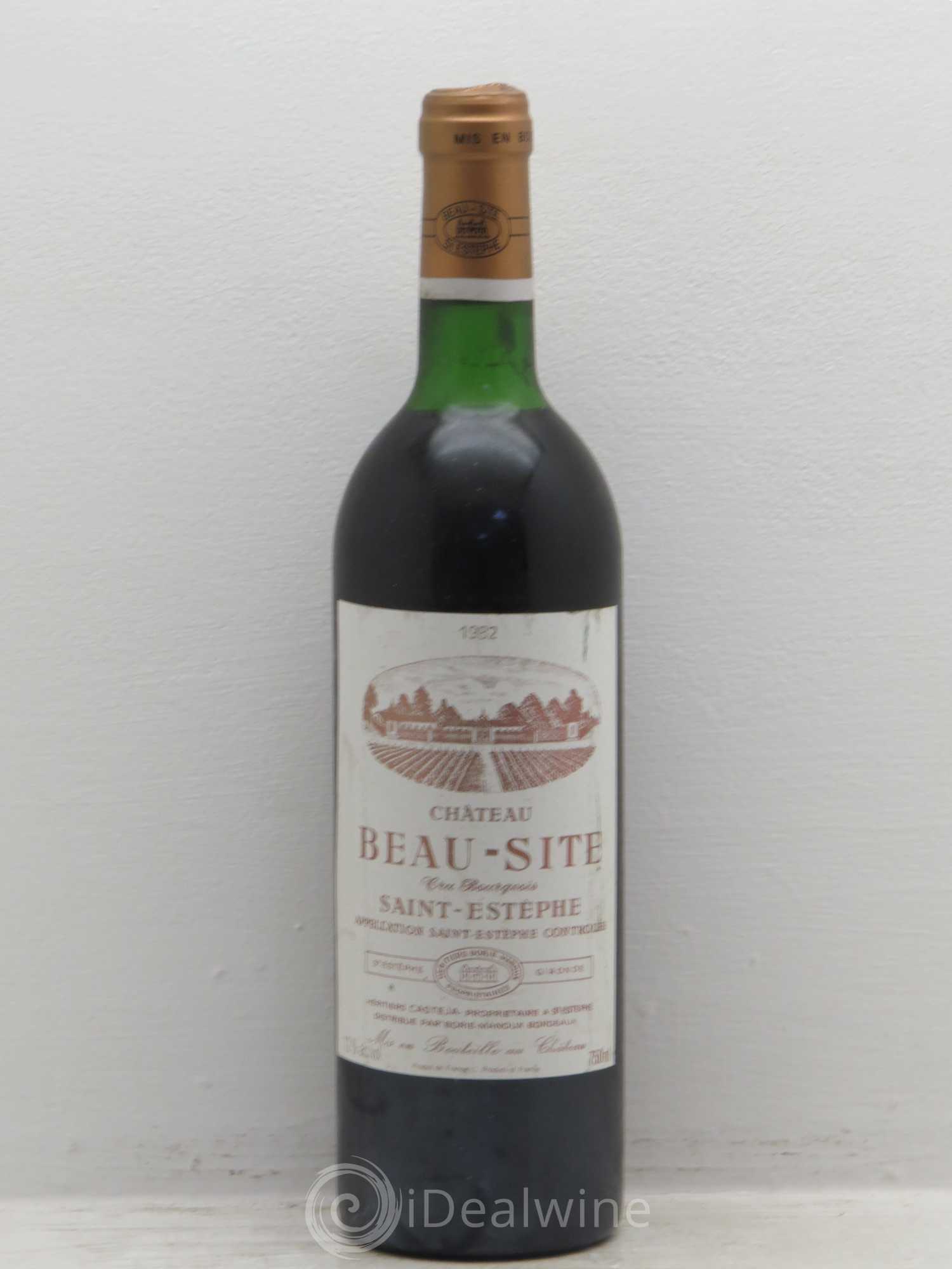Château Beau Site Cru Bourgeois 1982 - Lot de 1 bouteille - 0