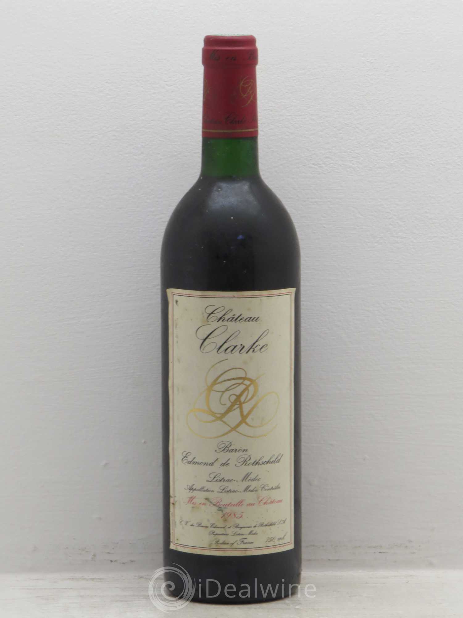 Château Clarke 1985 - Lot de 1 bouteille - 0