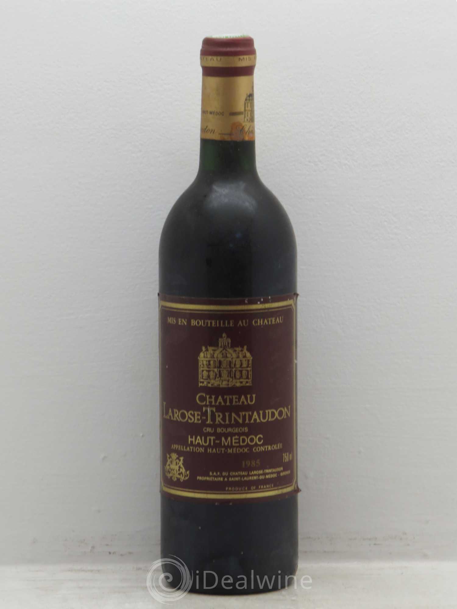 Château Larose Trintaudon Cru Bourgeois 1985 - Lot de 1 bouteille - 0