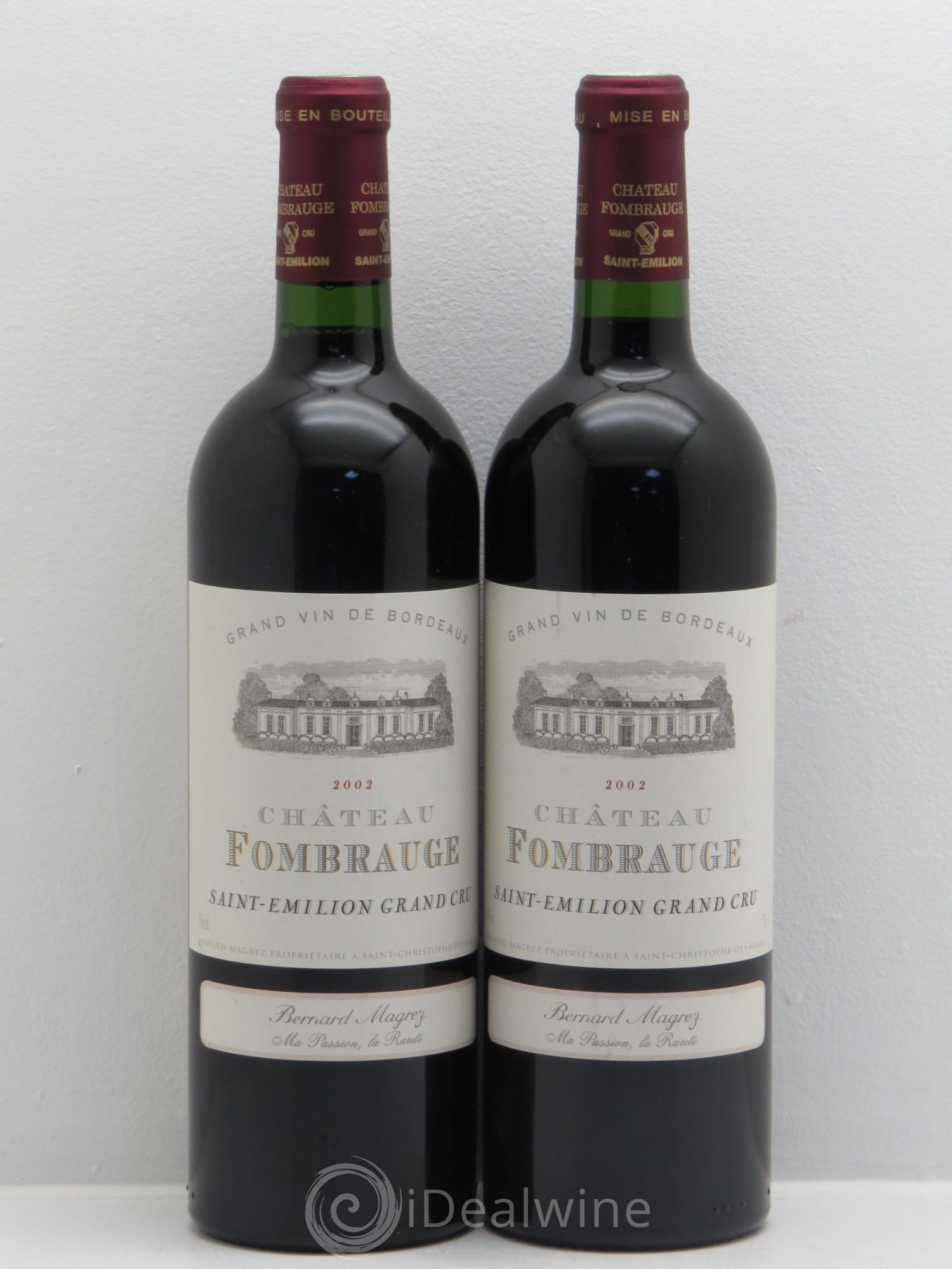 Château Fombrauge Grand Cru Classé 2002 - Lot de 2 bouteilles - 0