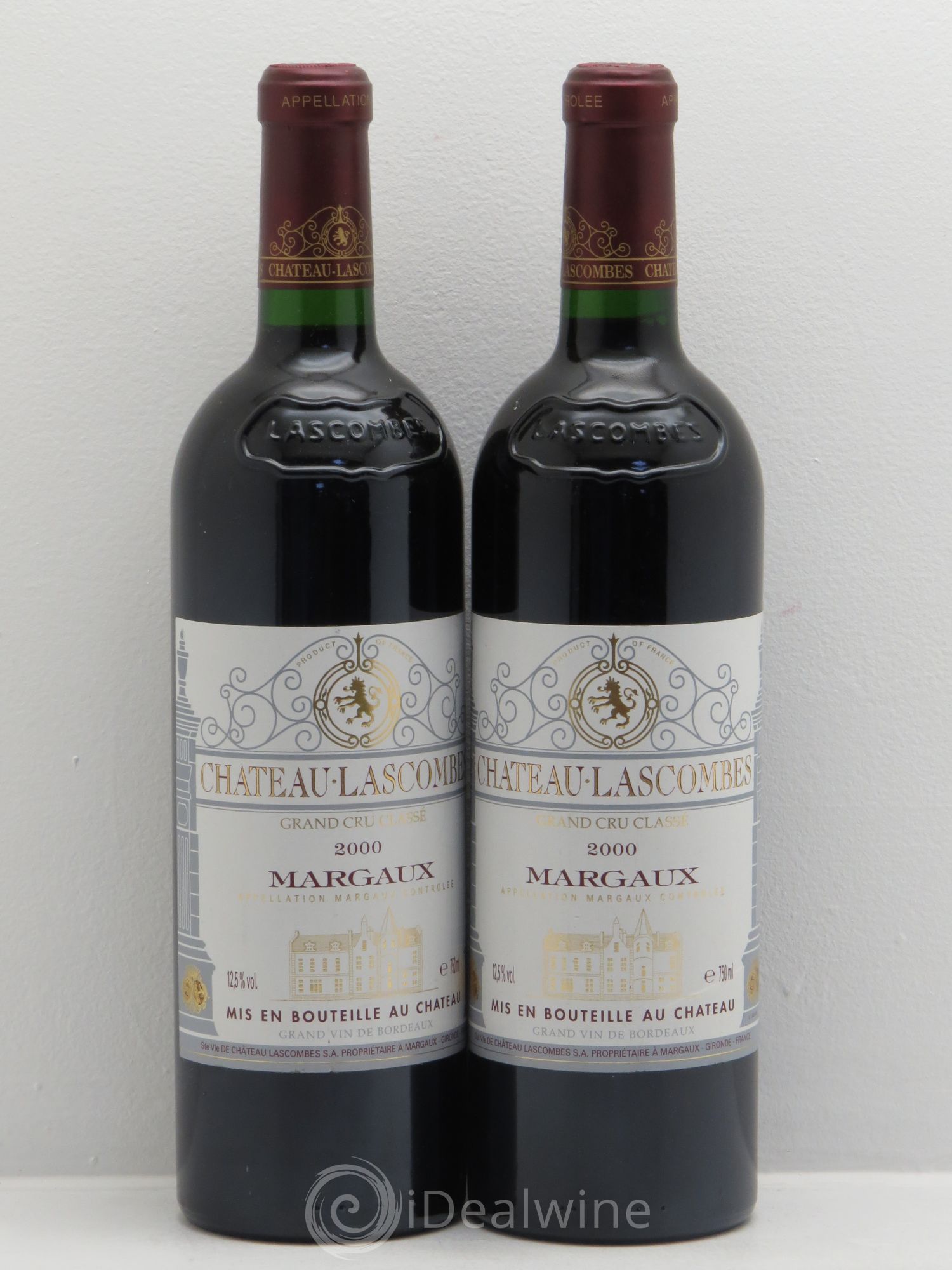 Château Lascombes 2ème Grand Cru Classé 2000 - Lot de 2 bouteilles - 0