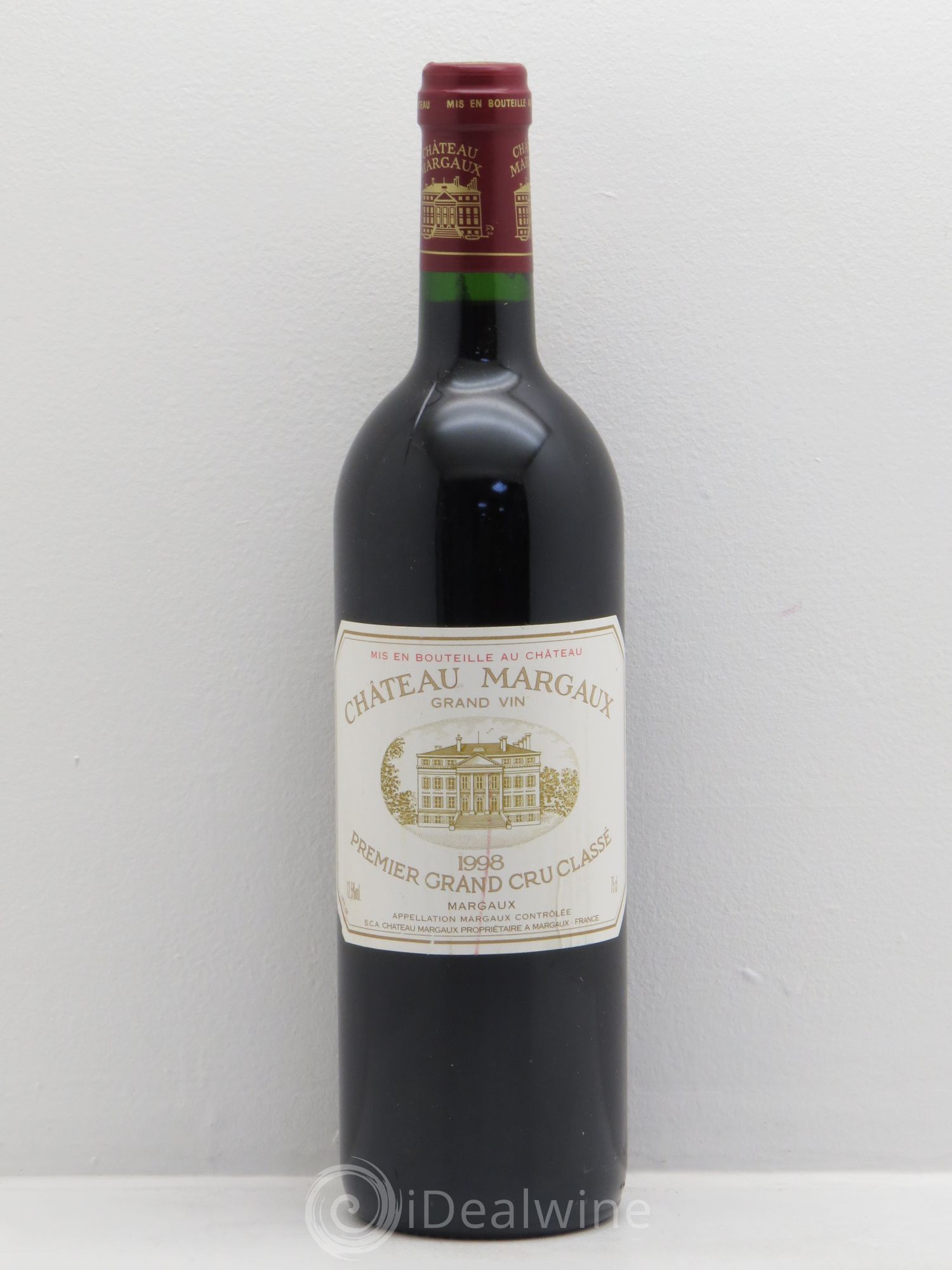 Château Margaux 1er Grand Cru Classé 1998 - Lot de 1 bouteille - 0