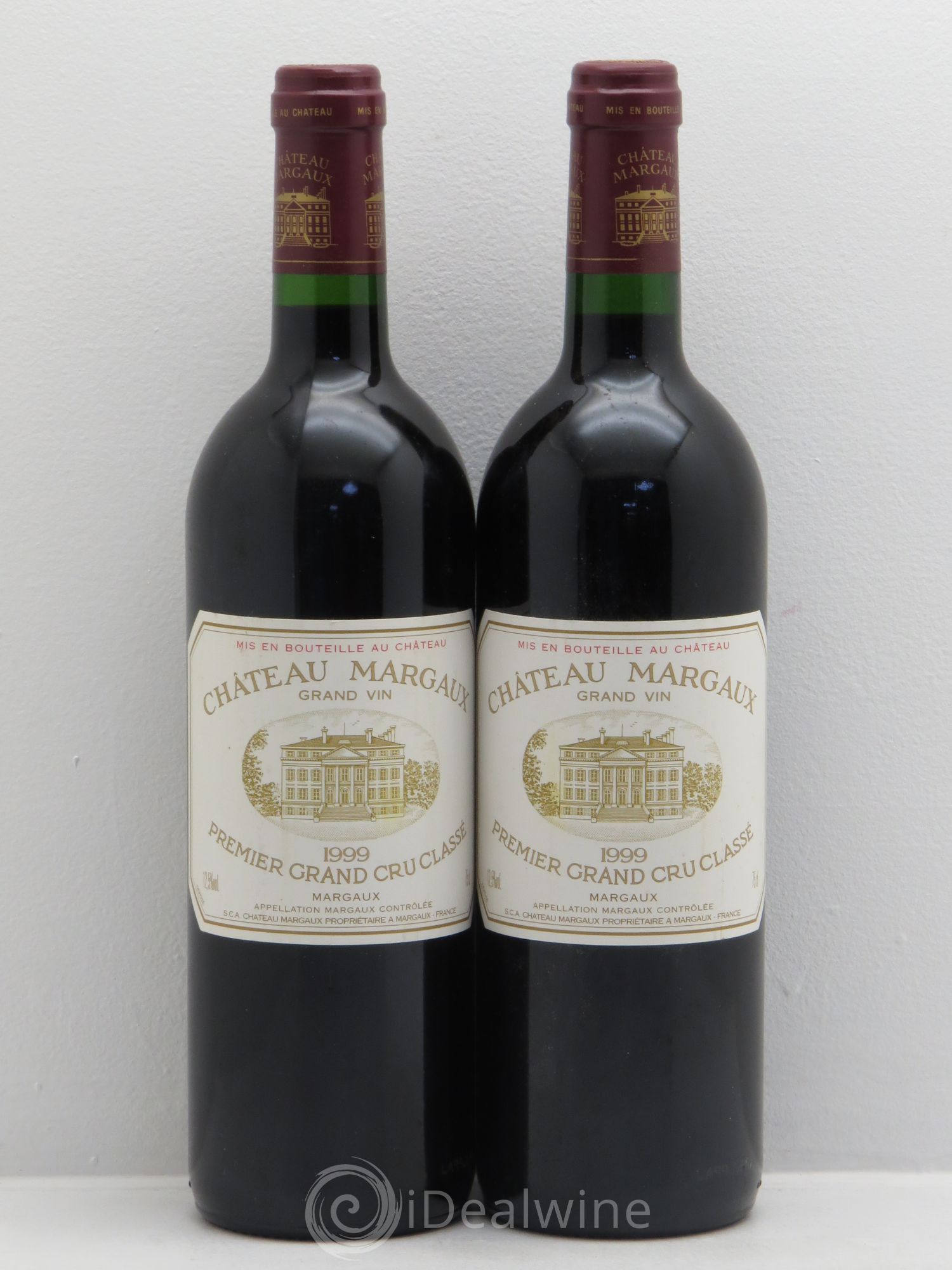 Château Margaux 1er Grand Cru Classé 1999 - Lot de 2 bouteilles - 0