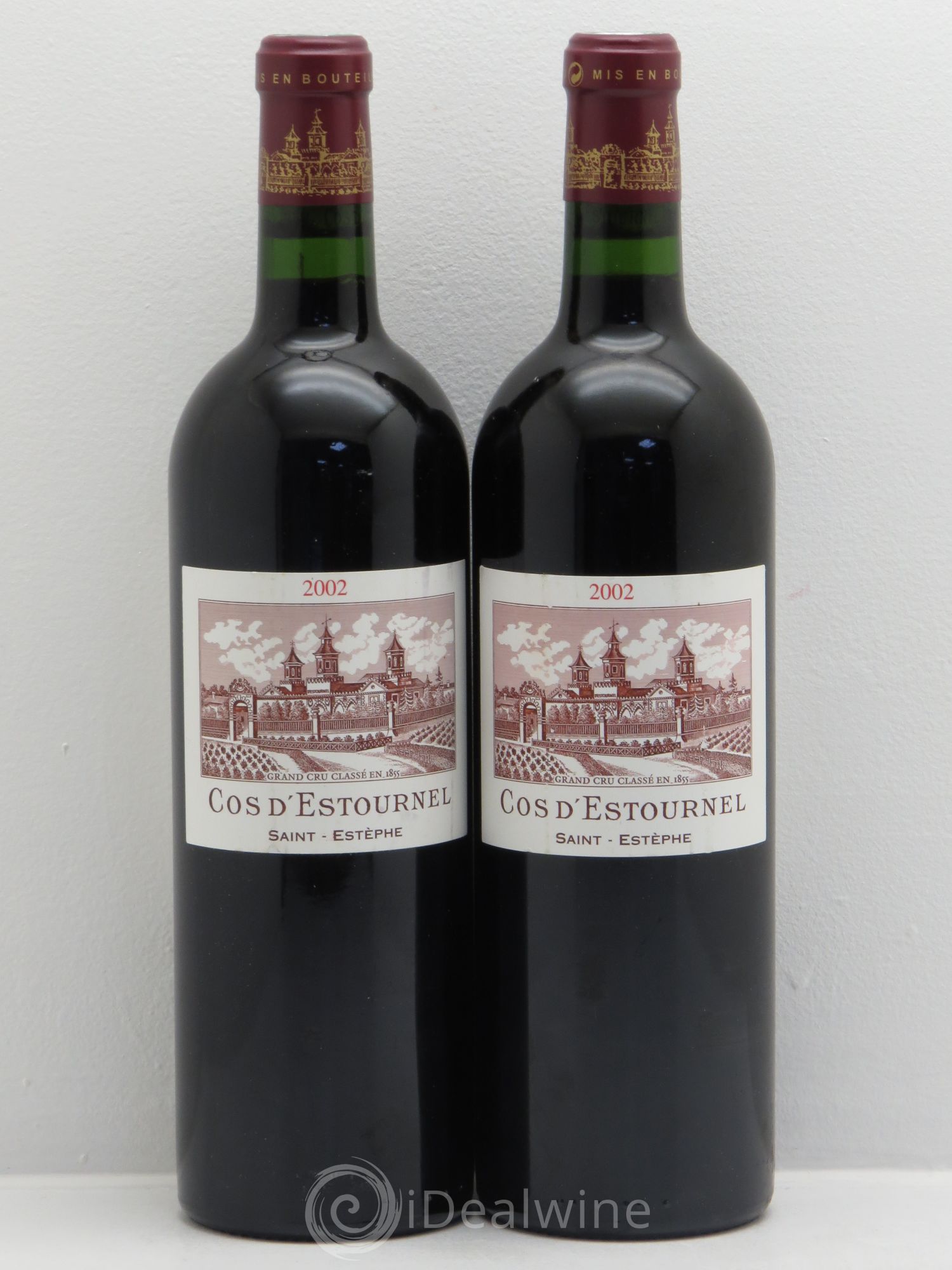 Cos d'Estournel 2ème Grand Cru Classé 2002 - Lot de 2 bouteilles - 0