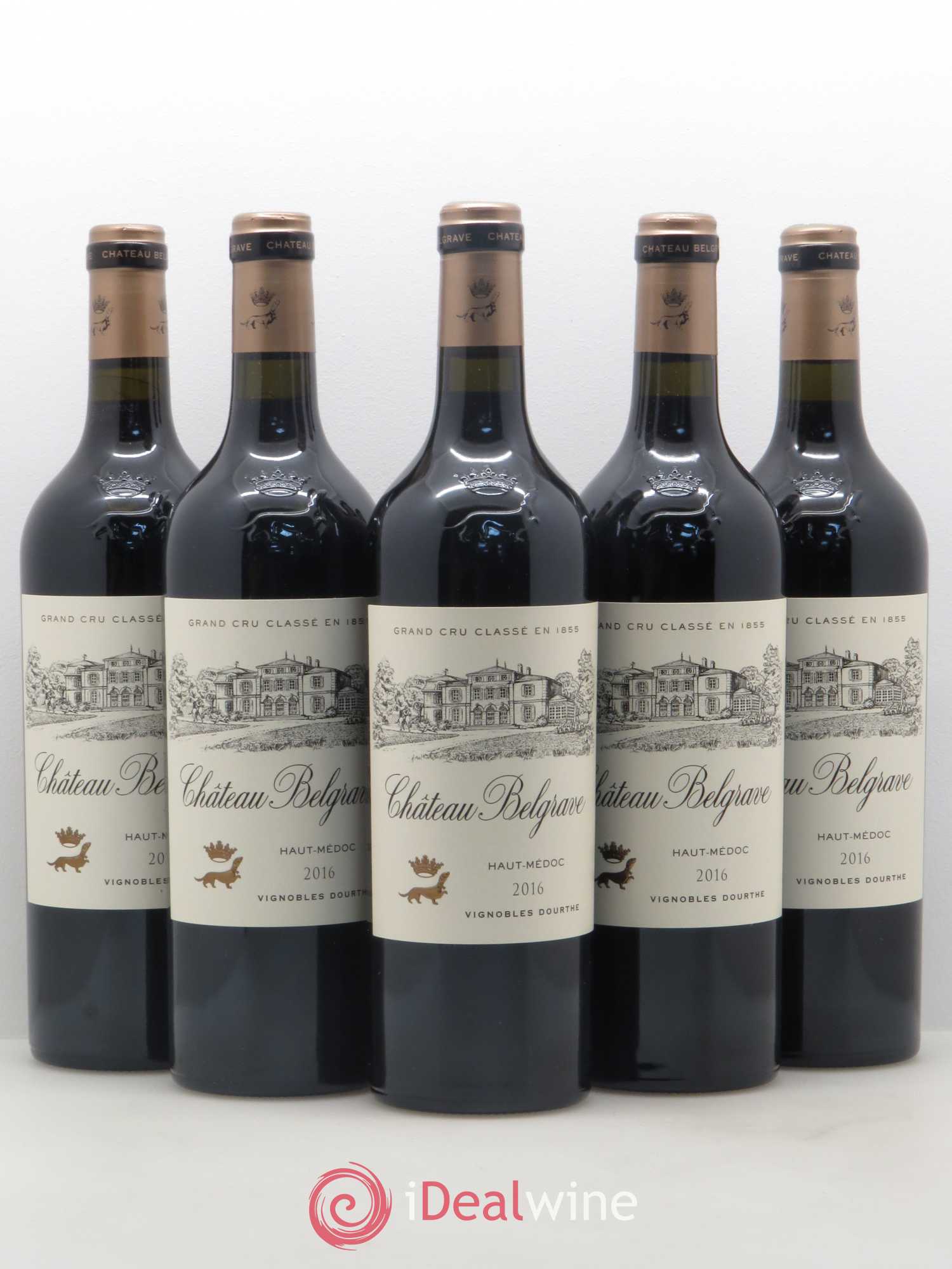 Château Belgrave 5ème Grand Cru Classé 2016 - Lot de 5 bouteilles - 0