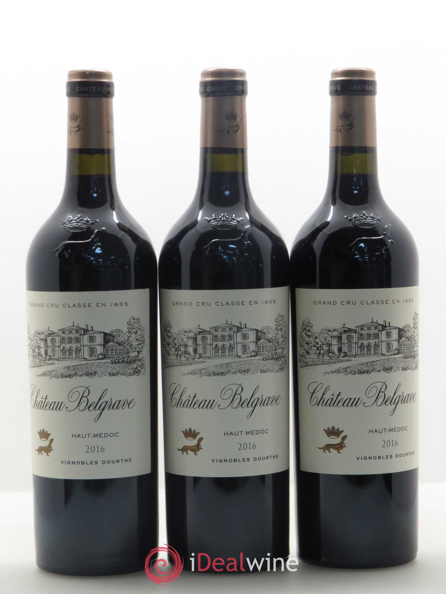 Château Belgrave 5ème Grand Cru Classé 2016 - Lot de 3 bouteilles - 0