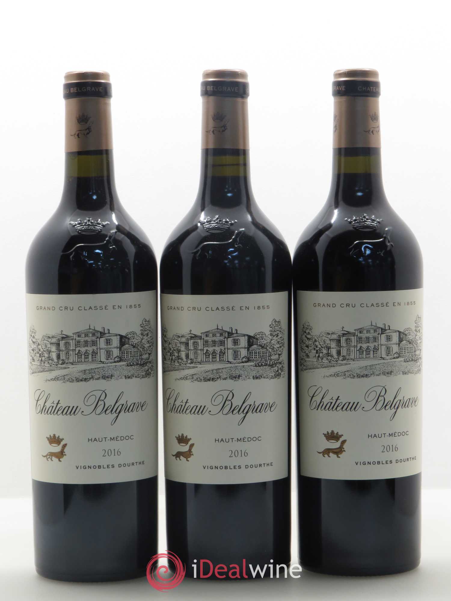 Château Belgrave 5ème Grand Cru Classé 2016 - Lot de 3 bouteilles - 0