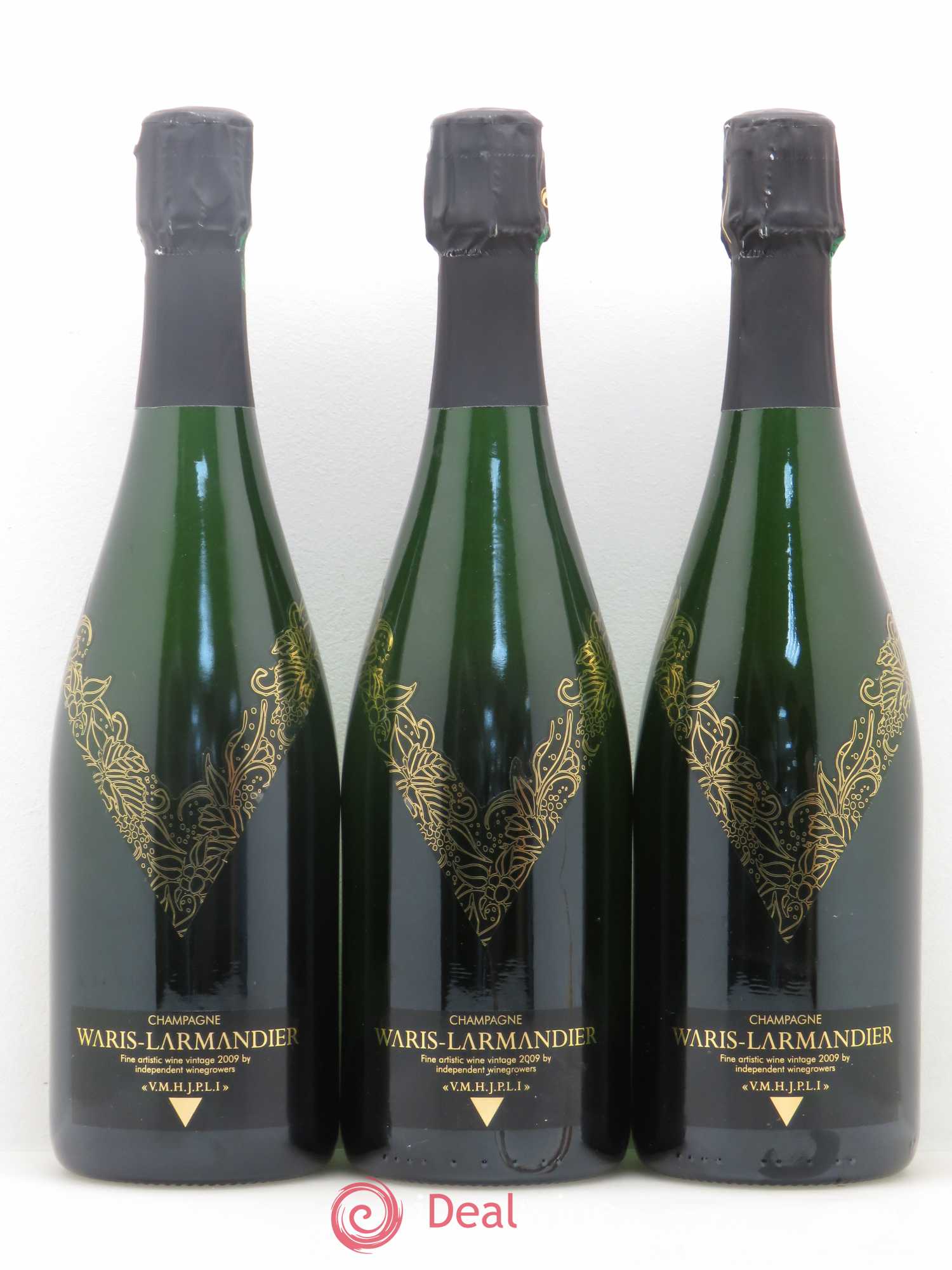 Champagne Waris-Larmandier Blanc de blanc 2009 - Posten von 3 Flaschen - 0