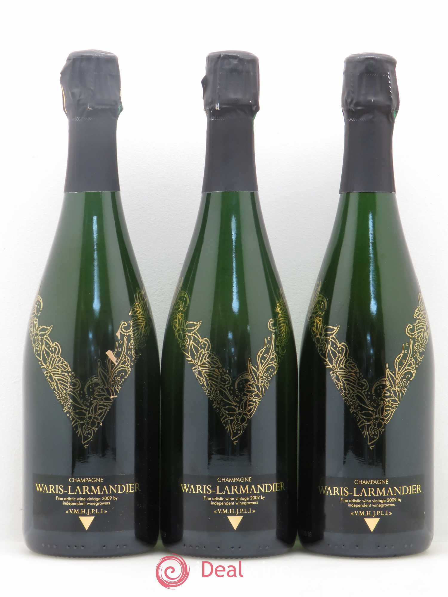 Champagne Waris-Larmandier Blanc de blanc 2009 - Posten von 3 Flaschen - 0