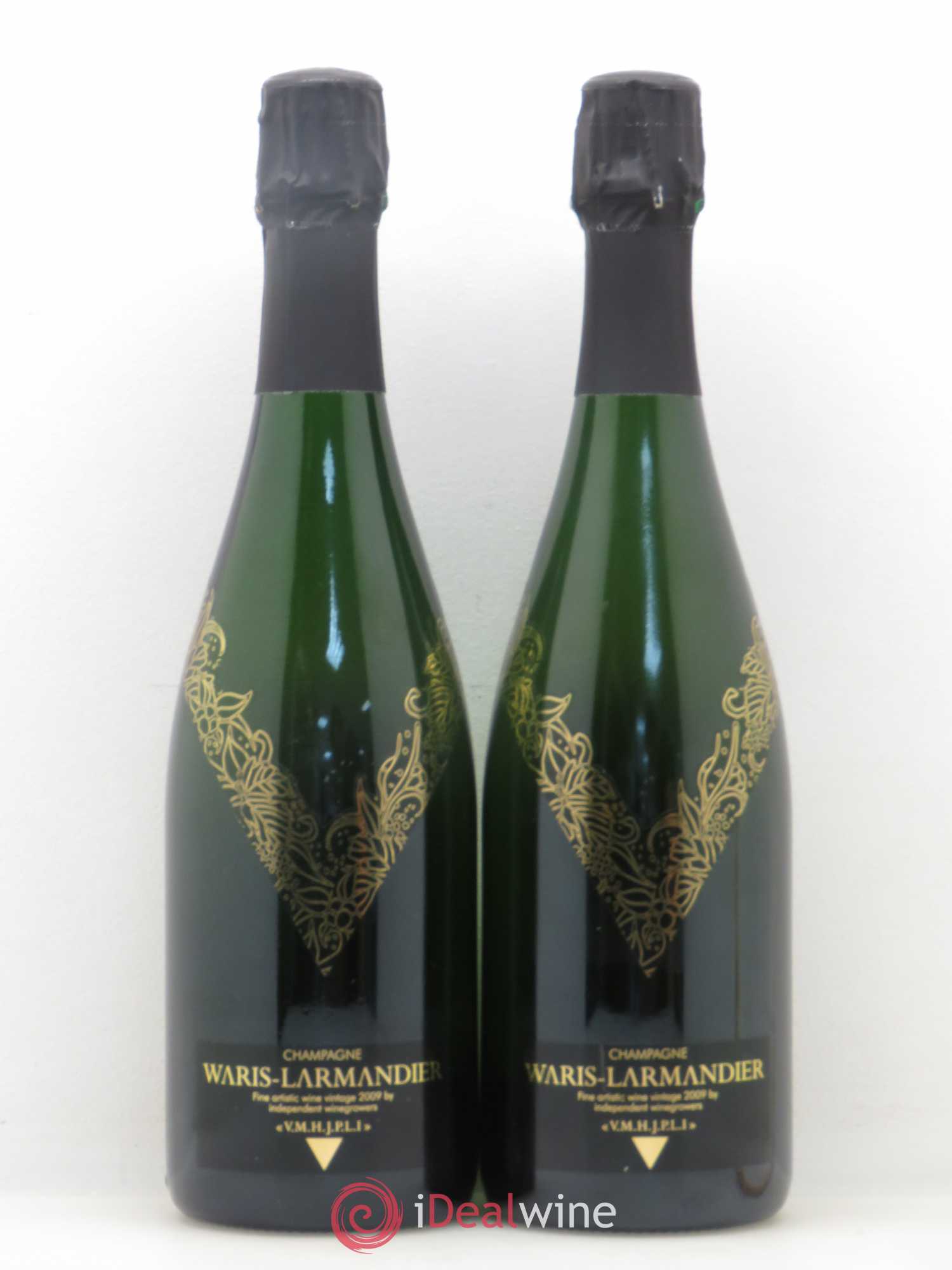 Champagne Waris-Larmandier Blanc de blanc 2009 - Posten von 2 Flaschen - 0