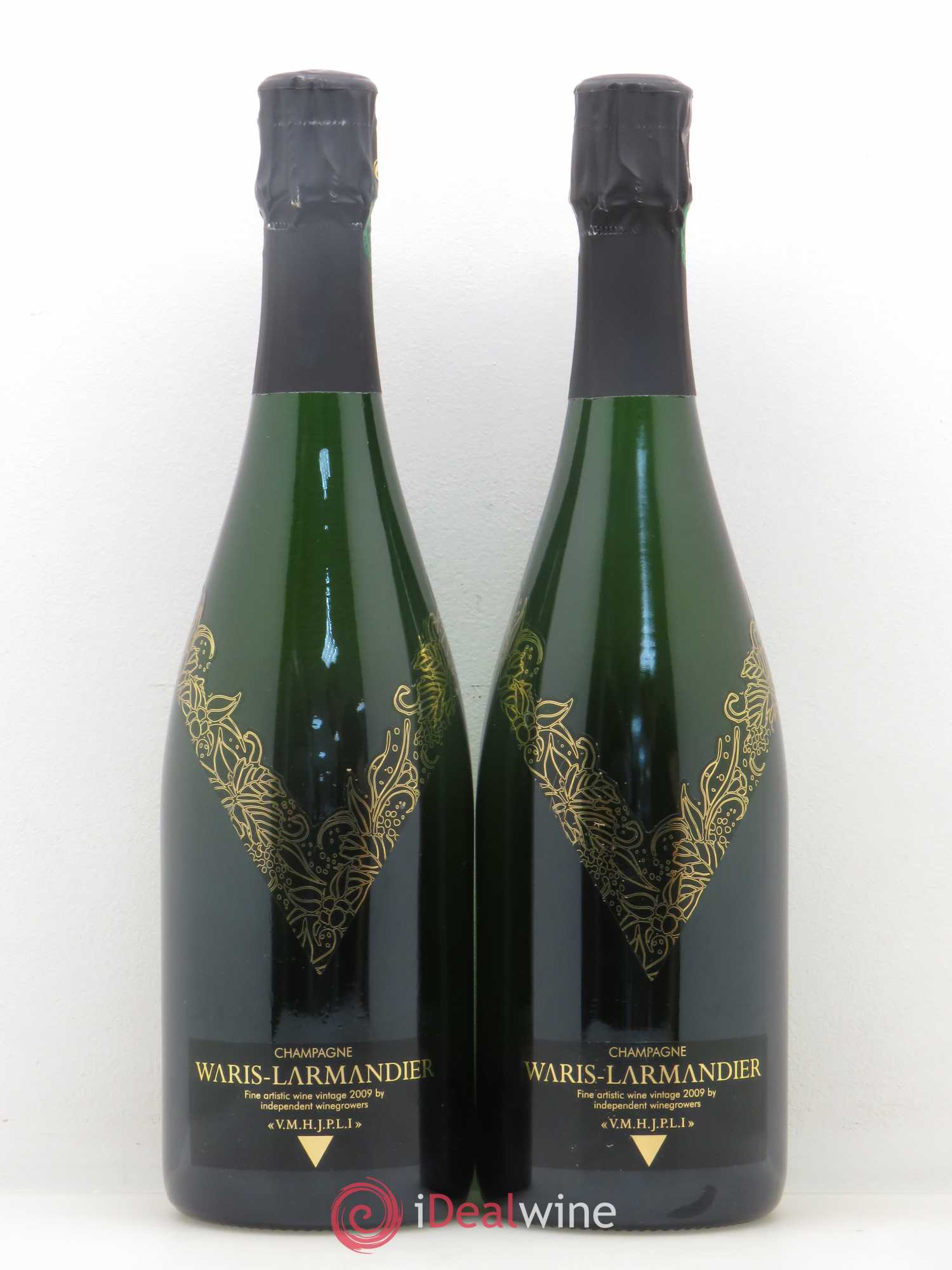 Champagne Waris-Larmandier Blanc de blanc 2009 - Posten von 2 Flaschen - 0
