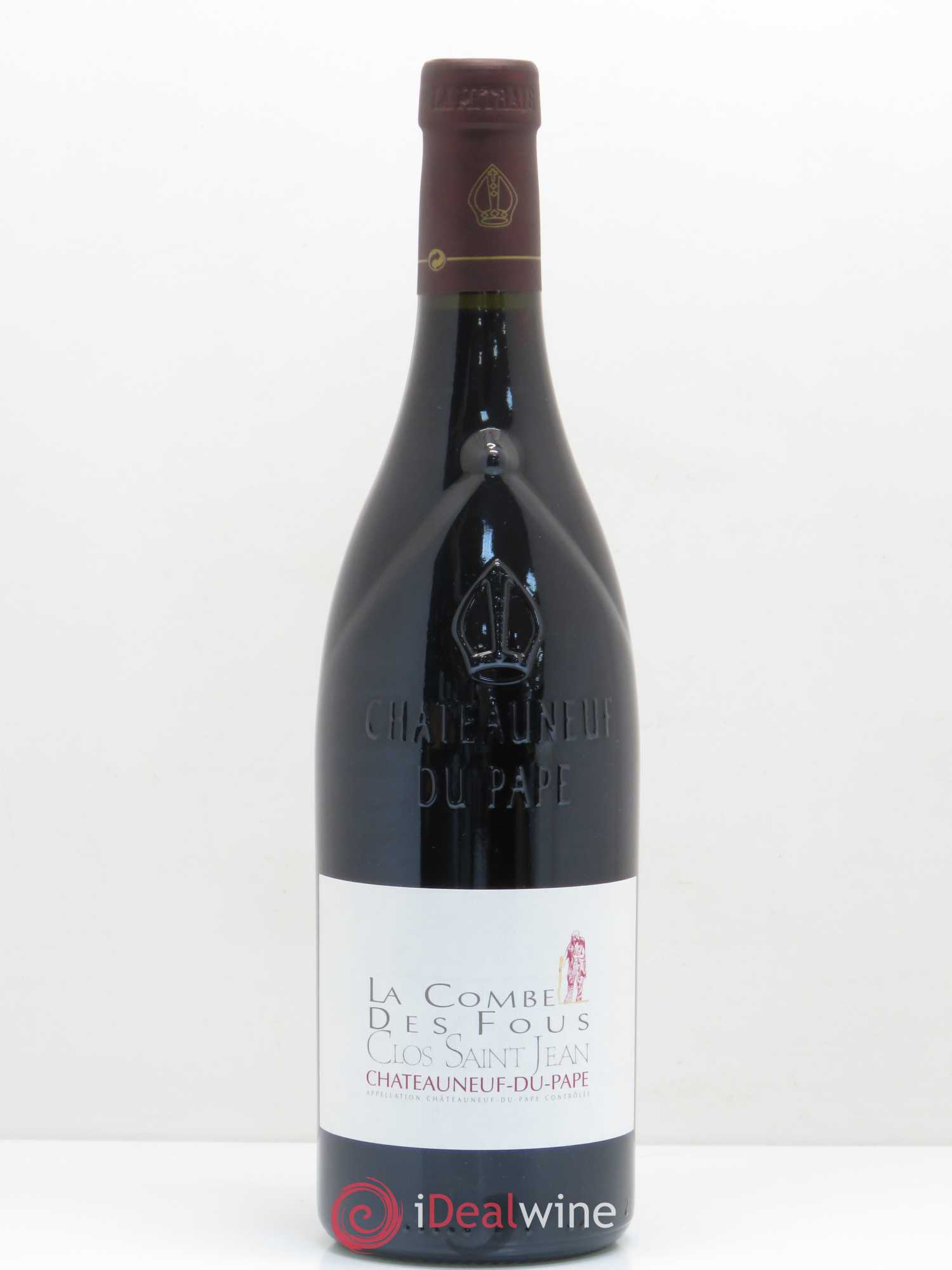 Châteauneuf-du-Pape Clos Saint-Jean La Combe des Fous Pascal et Vincent Maurel 2016 - Lot de 1 bouteille - 0
