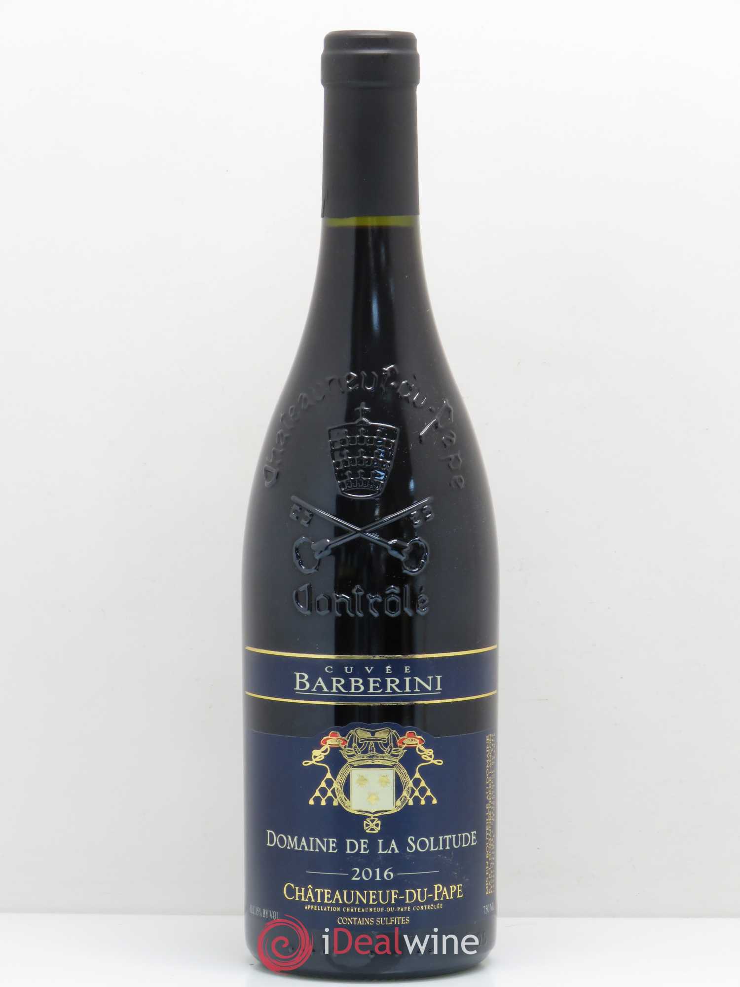 Châteauneuf-du-Pape Domaine de La Solitude Cuvée Barberini 2016 - Posten von 1 Flasche - 0