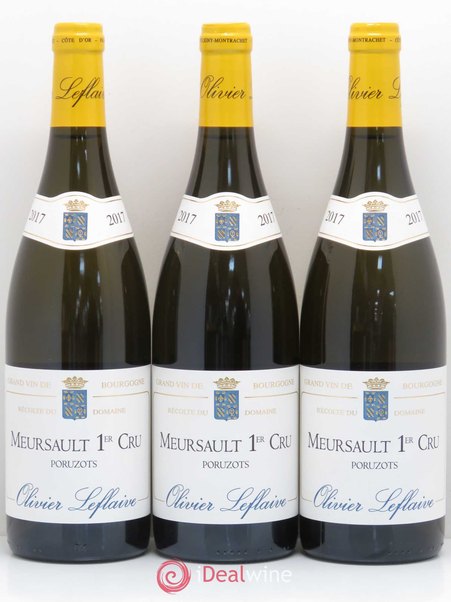 Meursault 1er Cru Poruzots Olivier Leflaive 2017 - Posten von 3 Flaschen - 0