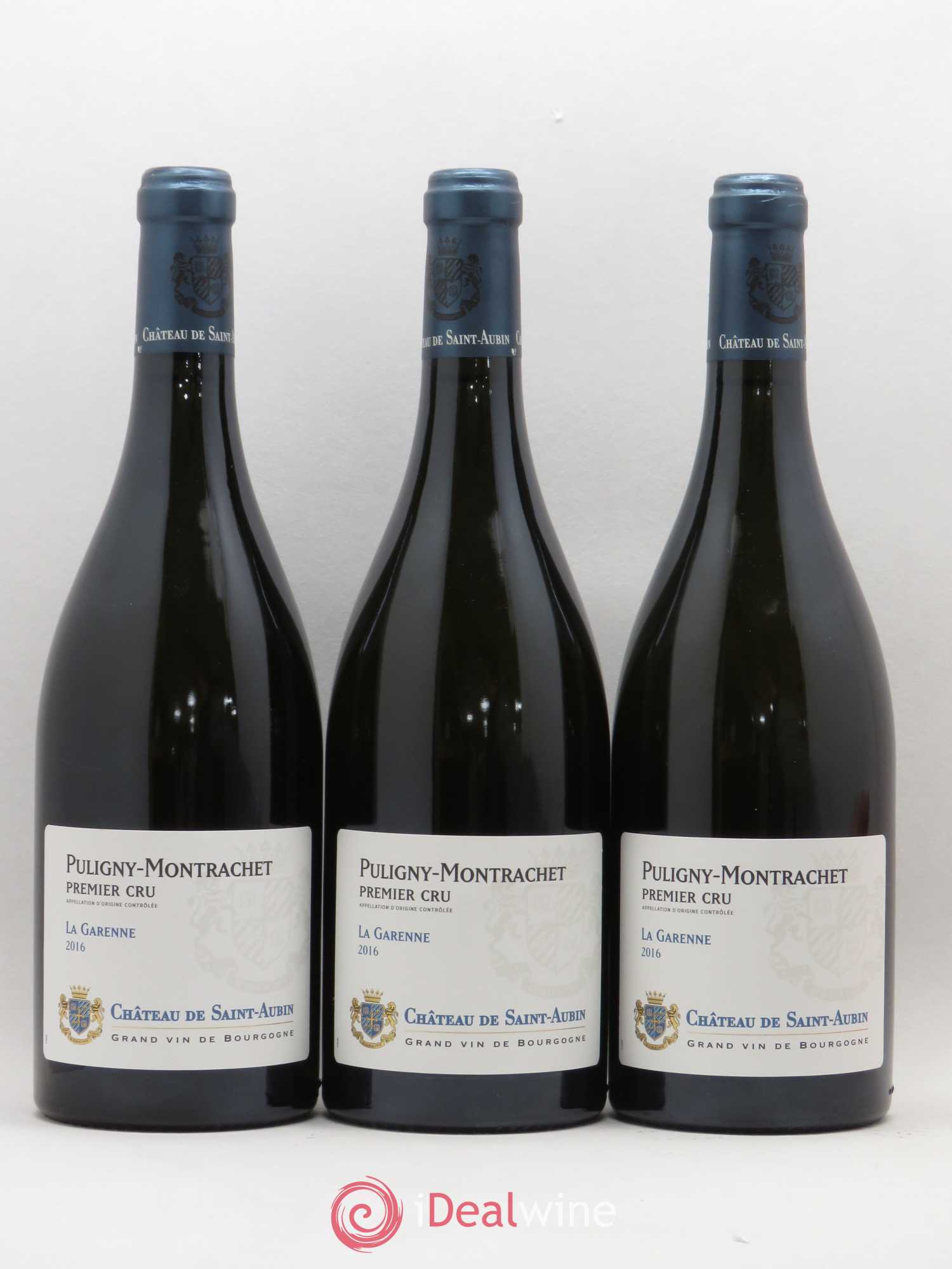 Puligny-Montrachet 1er Cru La Garenne Château de Saint-Aubin 2016 - Posten von 3 Flaschen - 0