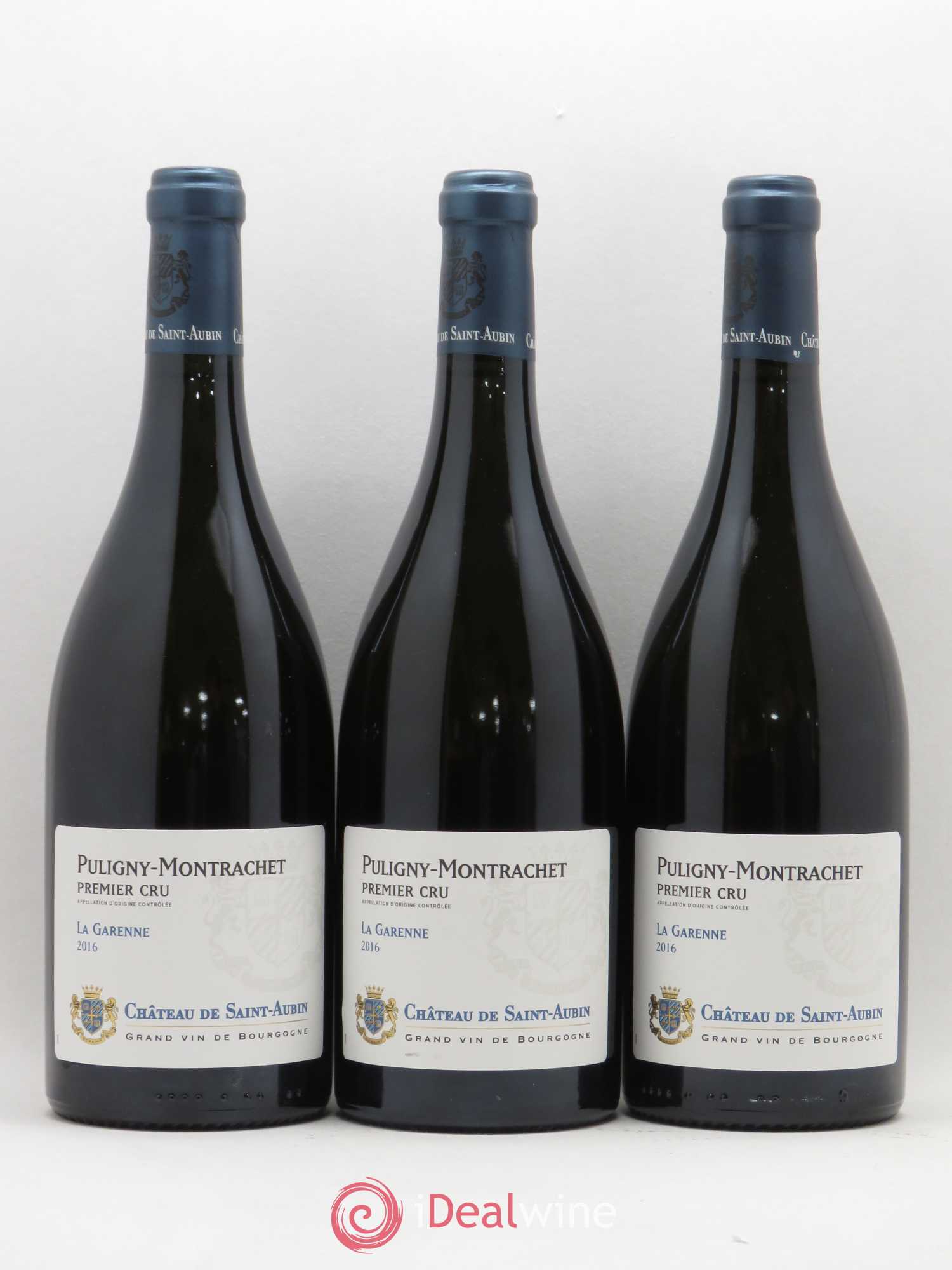 Puligny-Montrachet 1er Cru La Garenne Château de Saint-Aubin 2016 - Posten von 3 Flaschen - 0