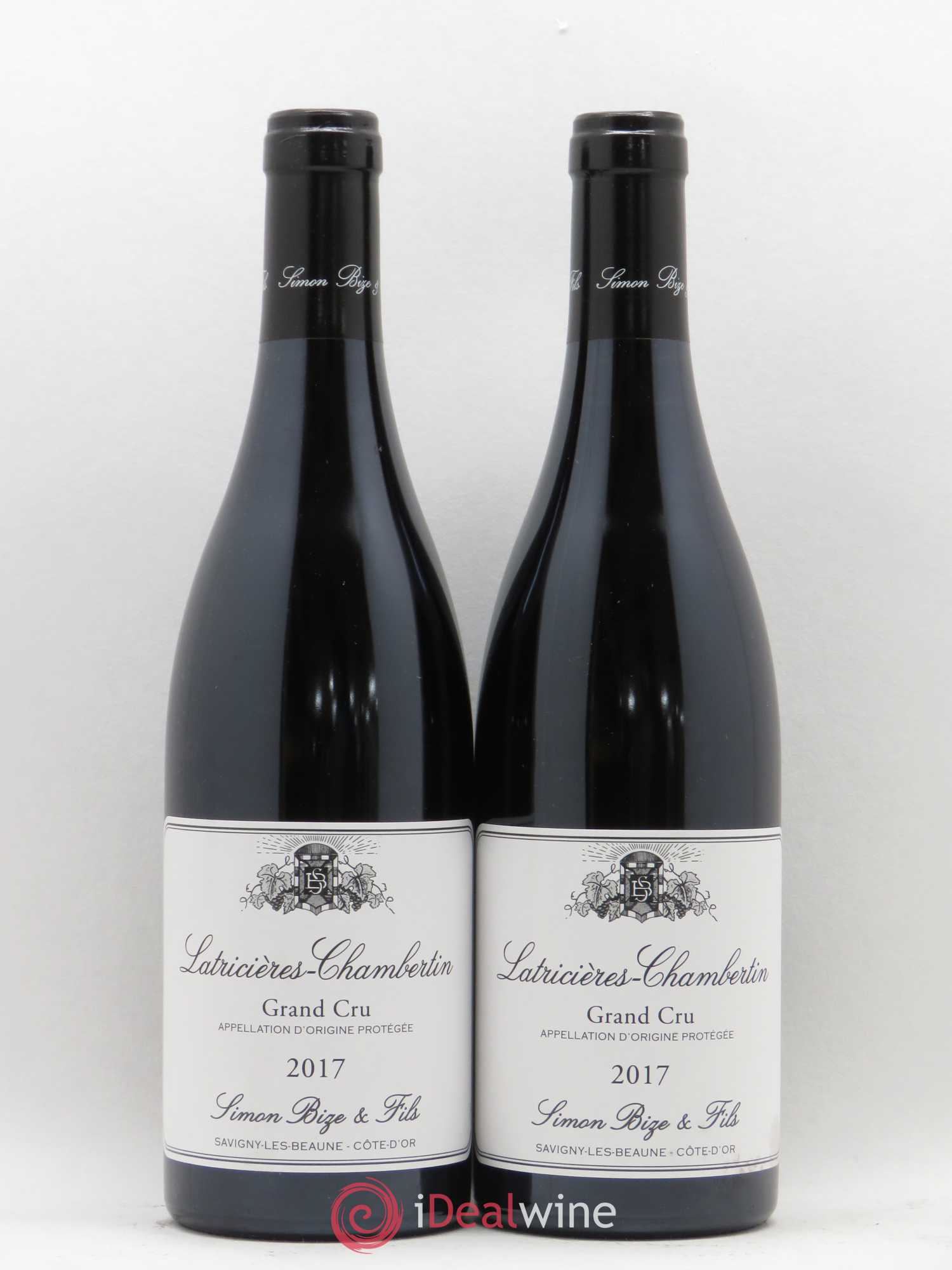 Latricières-Chambertin Grand Cru Simon Bize et Fils 2017 - Lot de 2 bouteilles - 0