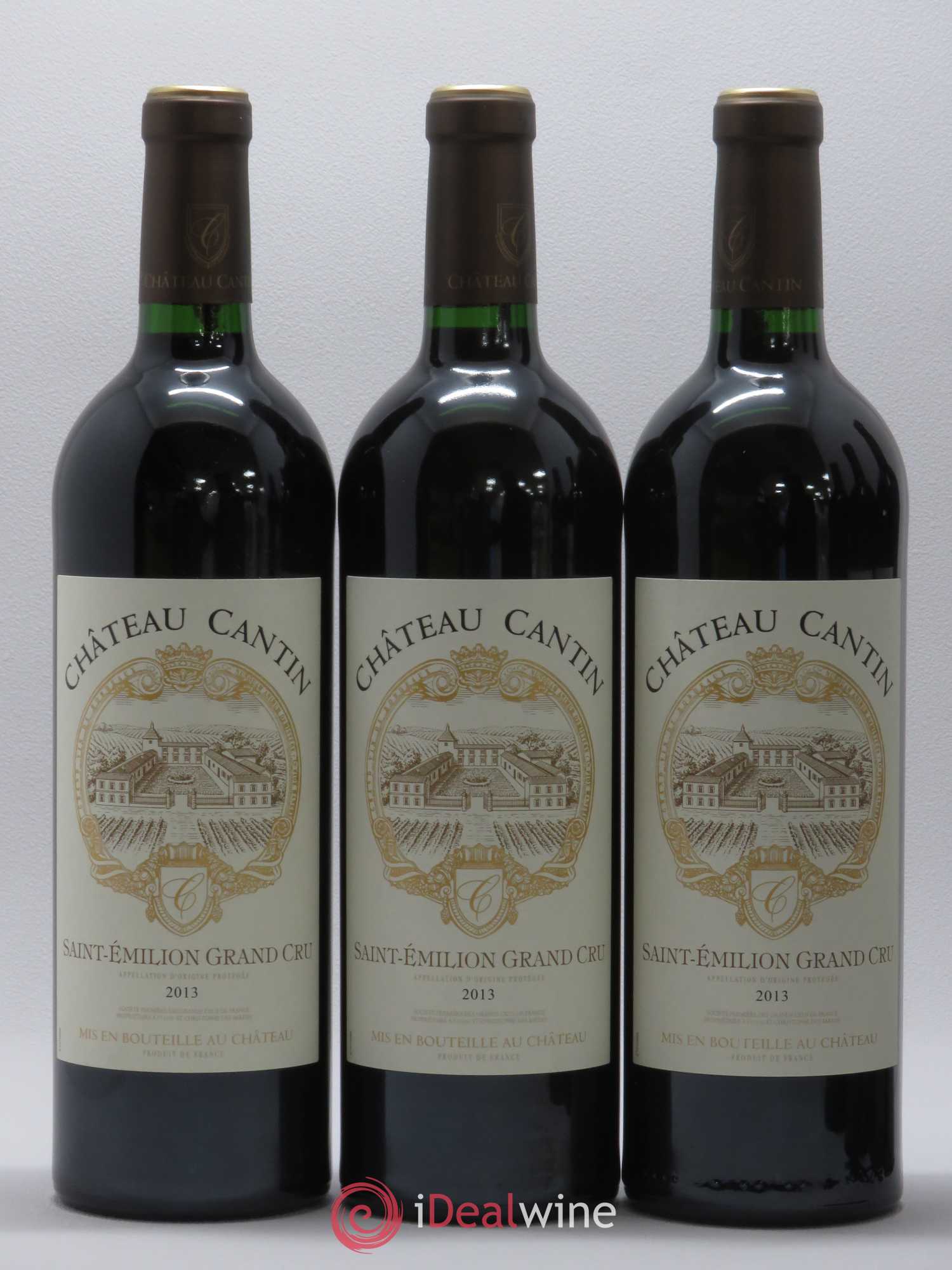 Château Cantin  (sans prix de réserve) 2013 - Lot de 6 bouteilles - 1