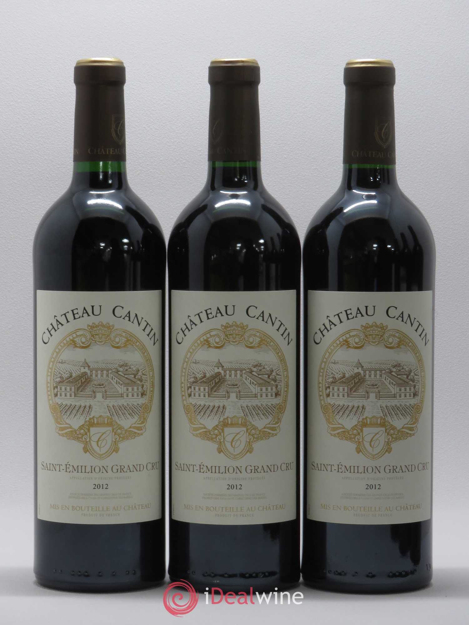 Château Cantin (sans prix de réserve) 2012 - Lot de 6 bouteilles - 1
