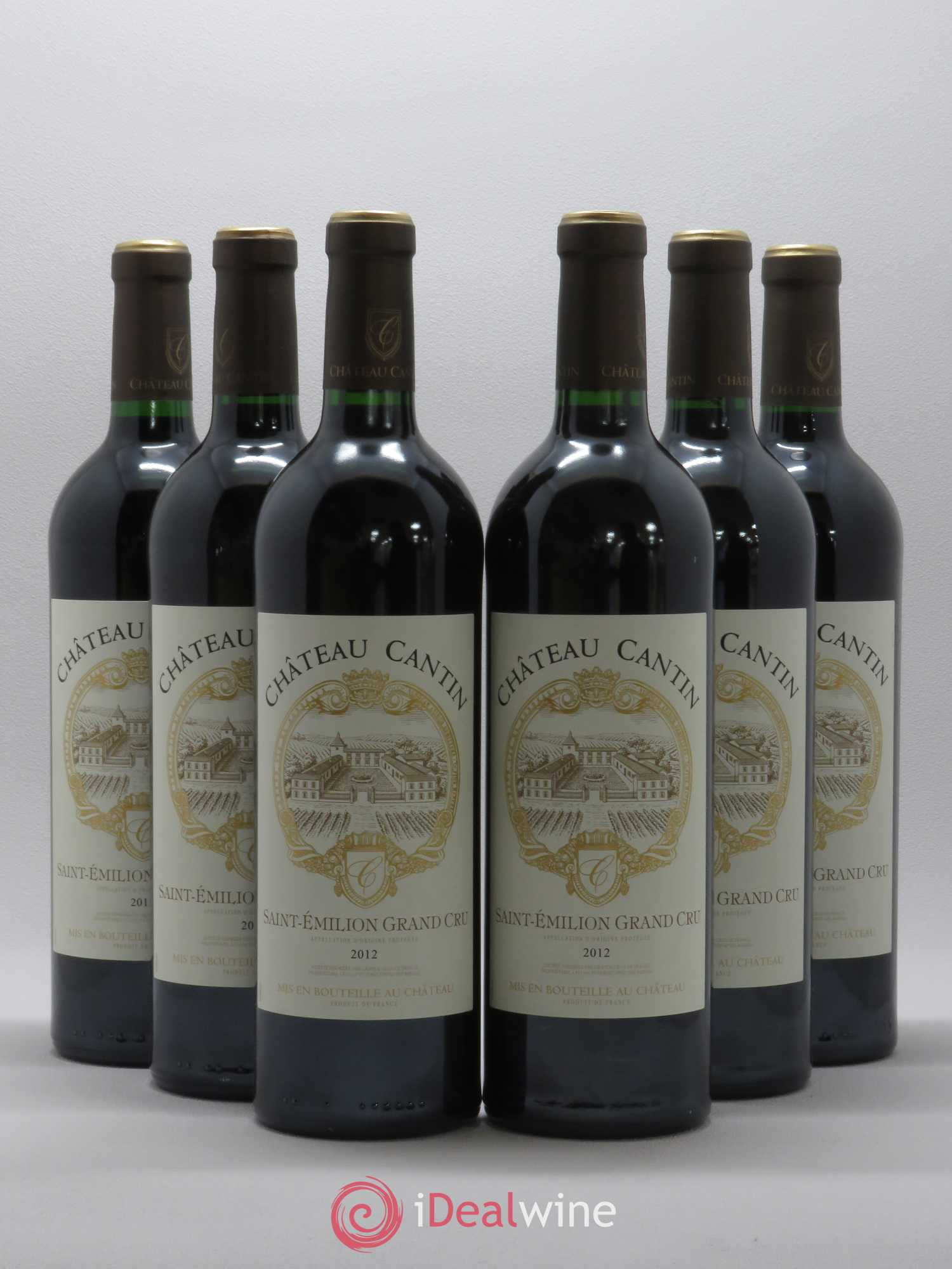 Château Cantin (sans prix de réserve) 2012 - Lot de 6 bouteilles - 0