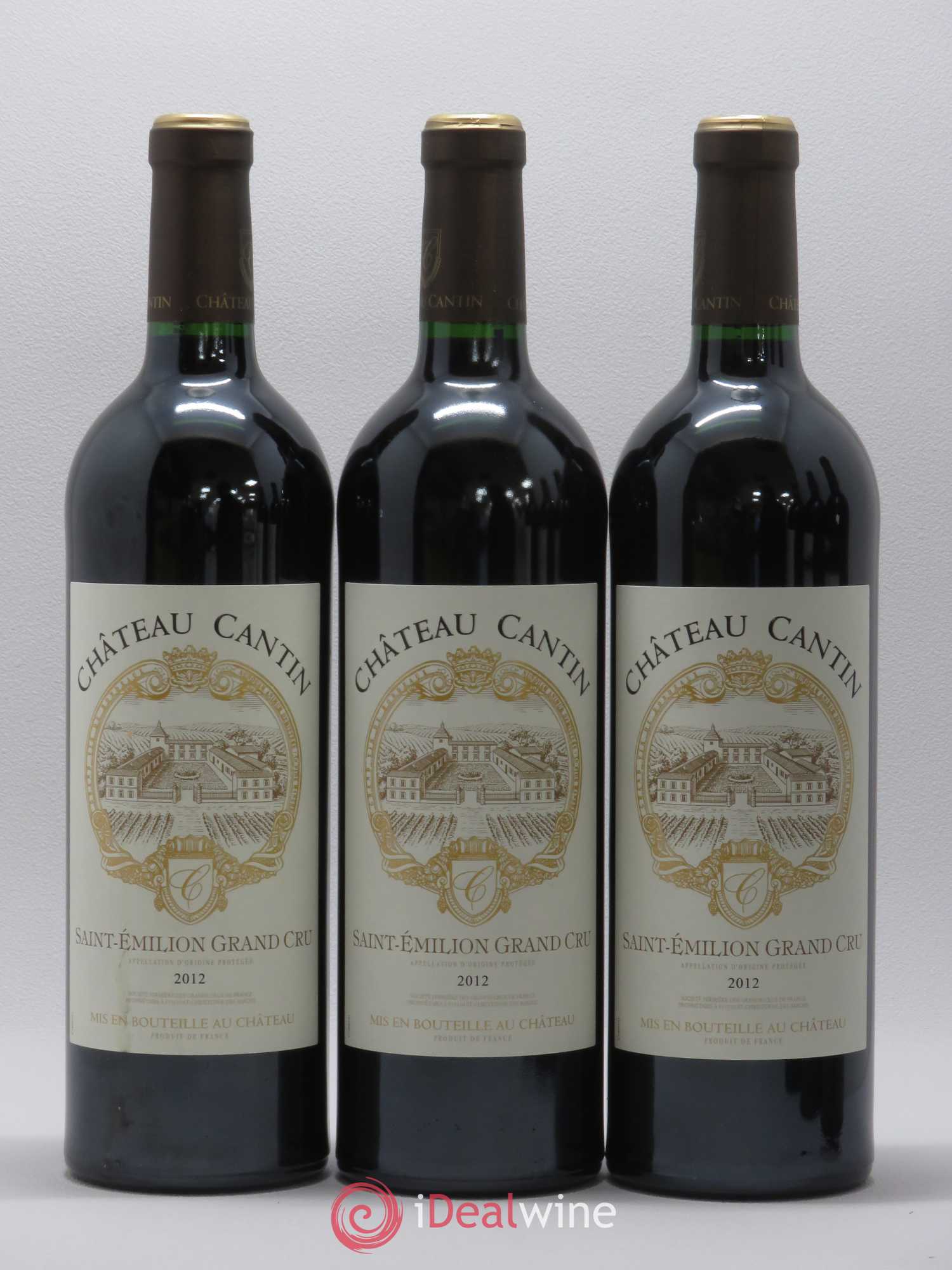 Château Cantin (sans prix de réserve) 2012 - Lot de 6 bouteilles - 1