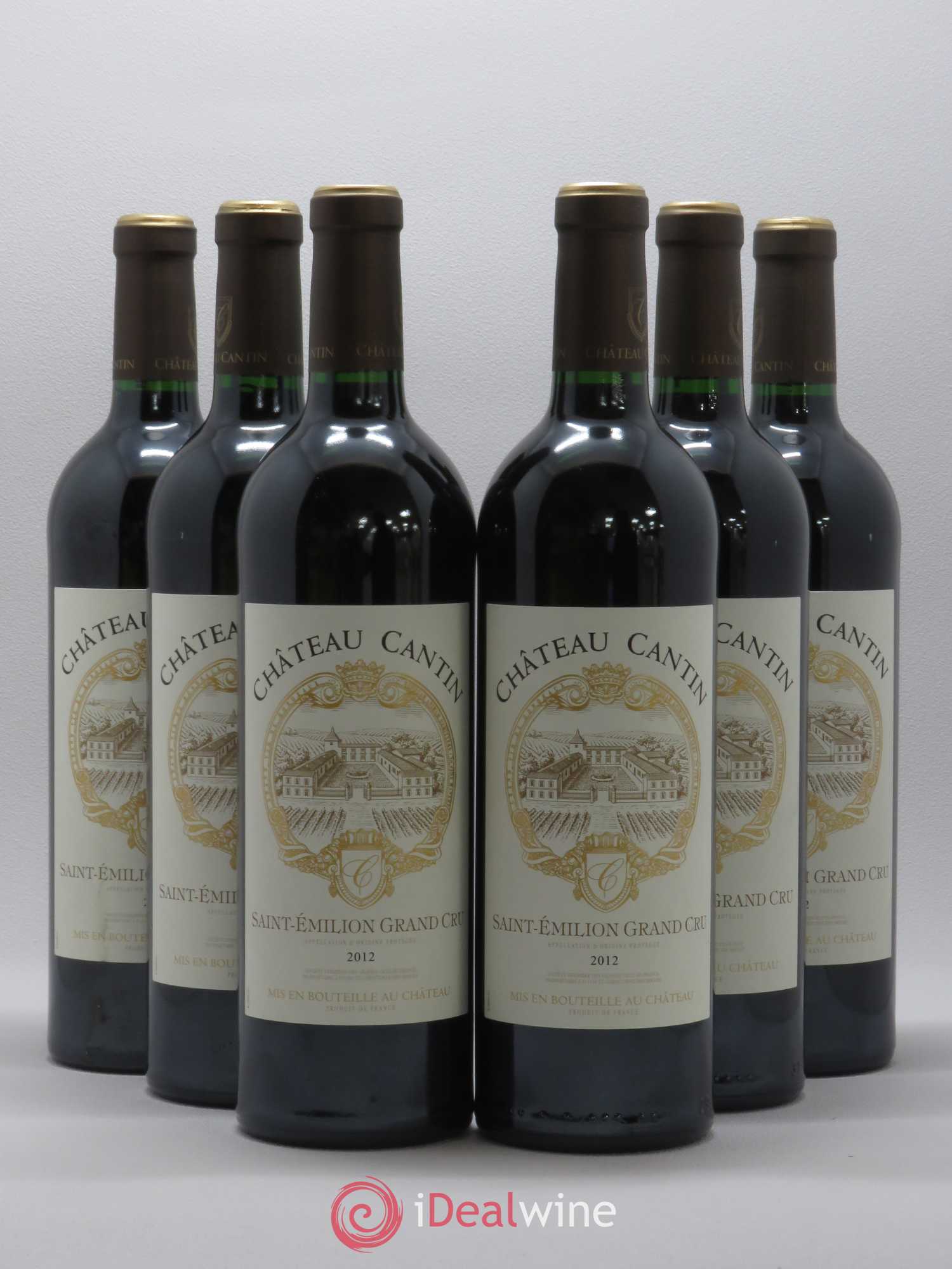 Château Cantin (sans prix de réserve) 2012 - Lot de 6 bouteilles - 0