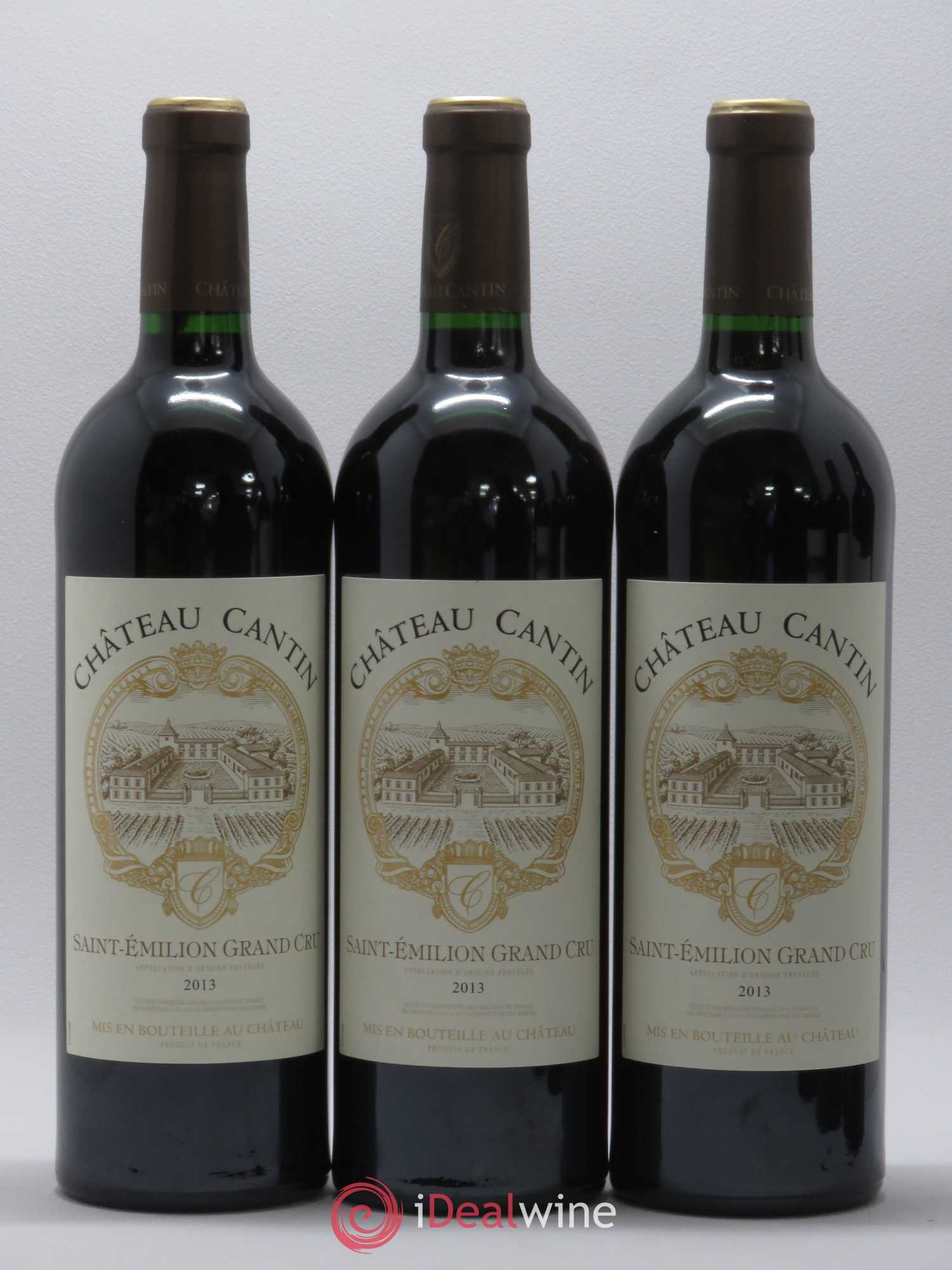 Château Cantin (sans prix de réserve) 2013 - Lot de 6 bouteilles - 1