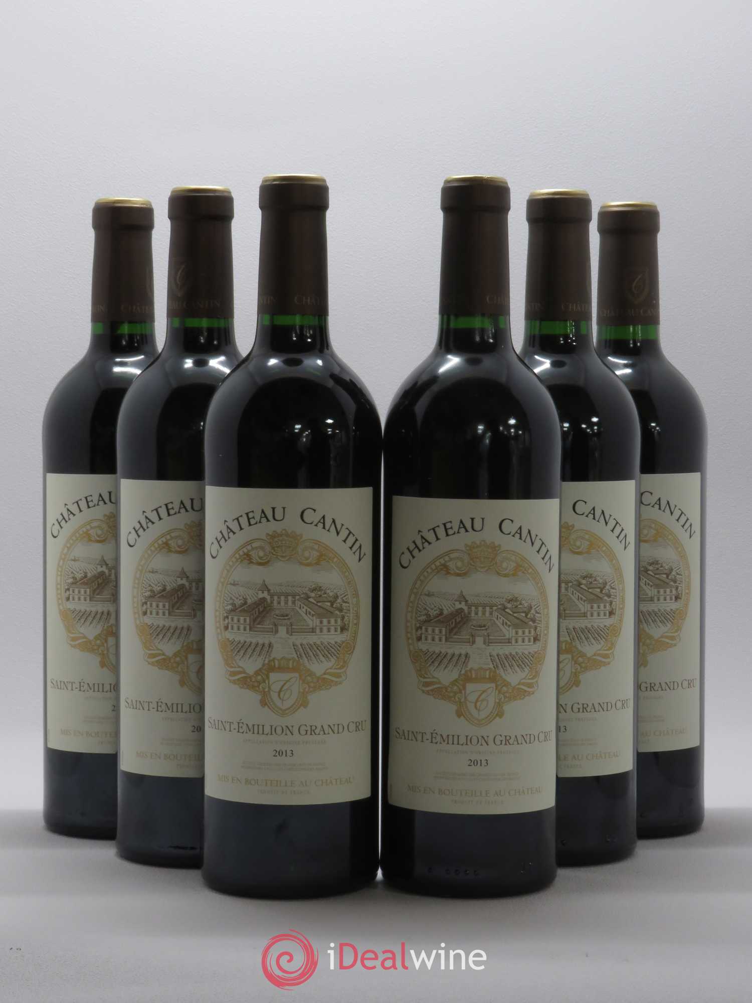 Château Cantin (sans prix de réserve) 2013 - Lot de 6 bouteilles - 0