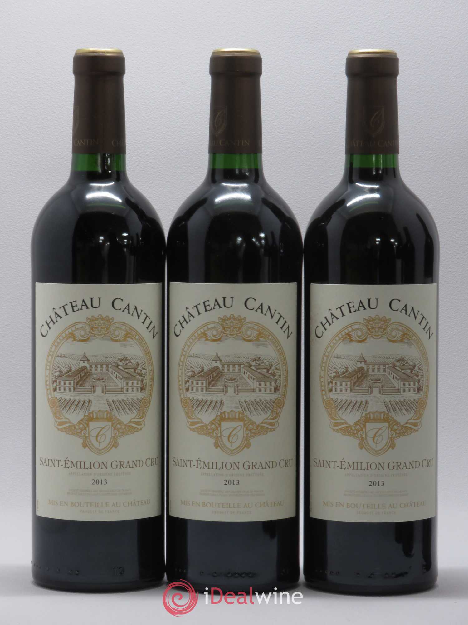 Château Cantin (sans prix de réserve) 2013 - Lot de 6 bouteilles - 1