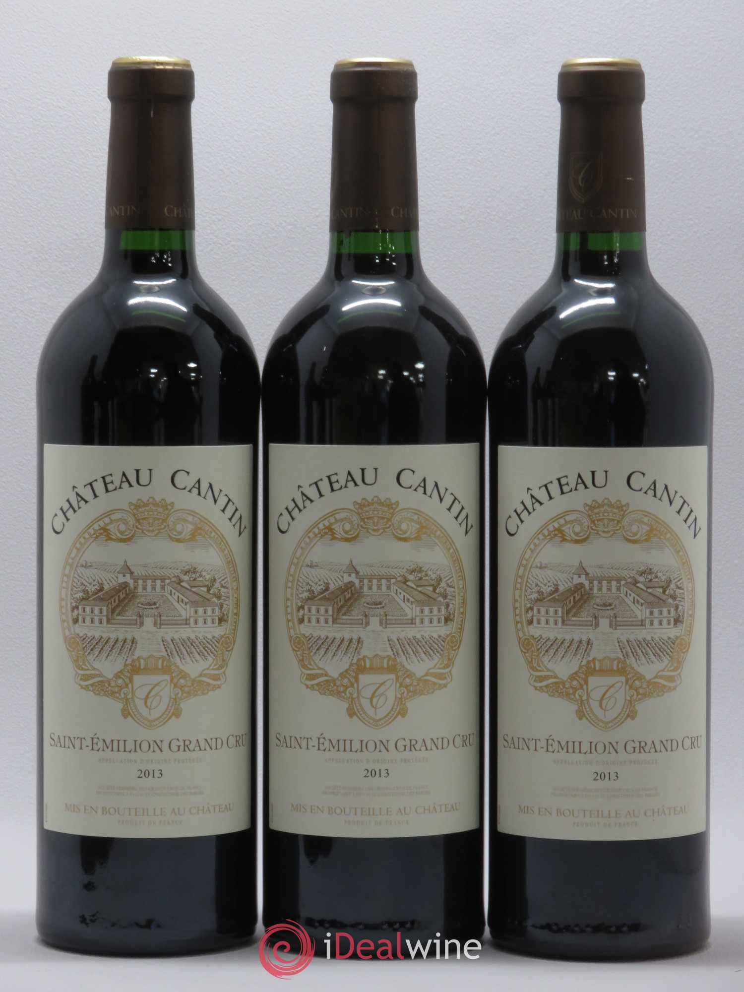 Château Cantin  (sans prix de réserve) 2013 - Lot de 6 bouteilles - 1