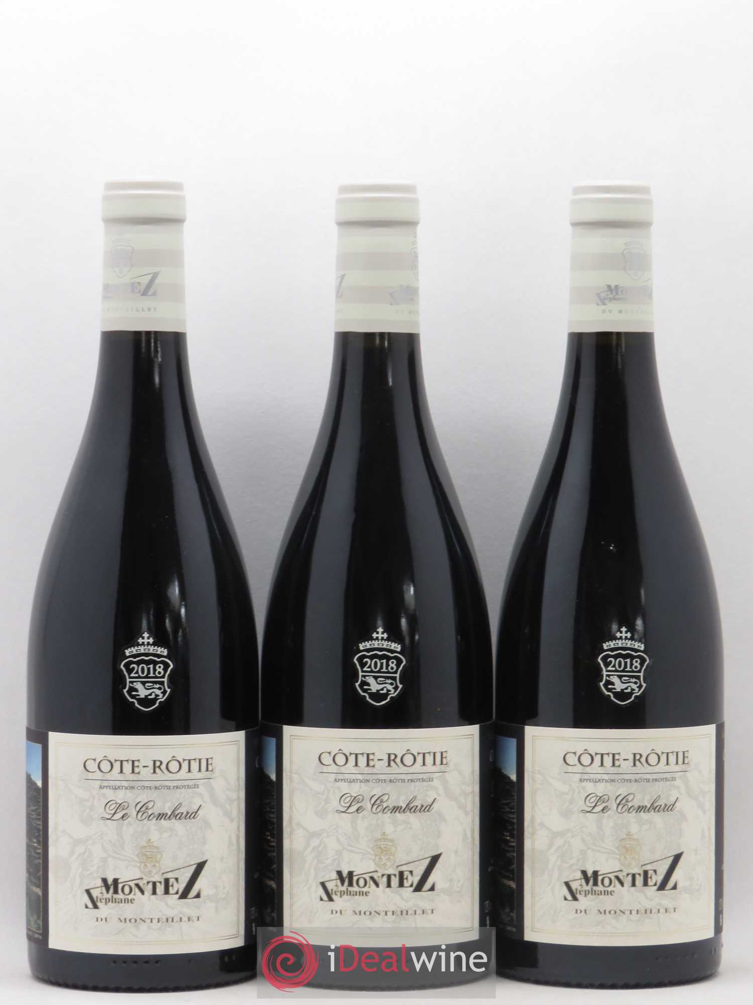 Côte-Rôtie Le Combard S Montez 2018 - Posten von 3 Flaschen - 0