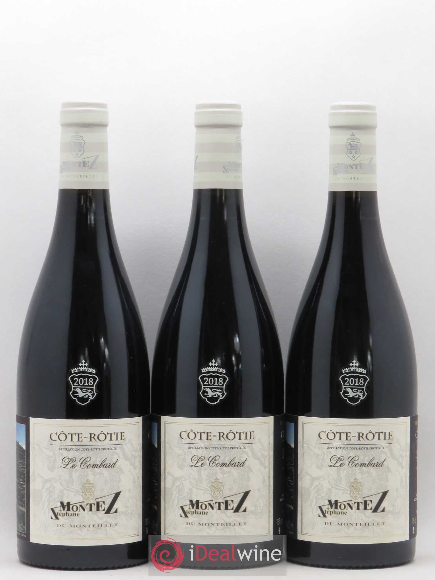 Côte-Rôtie Le Combard S Montez 2018 - Posten von 3 Flaschen - 0