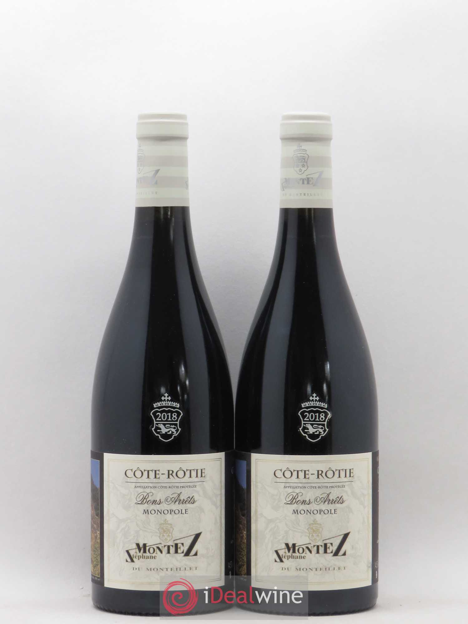 Côte-Rôtie Bons Arrêts S Montez 2018 - Posten von 2 Flaschen - 0