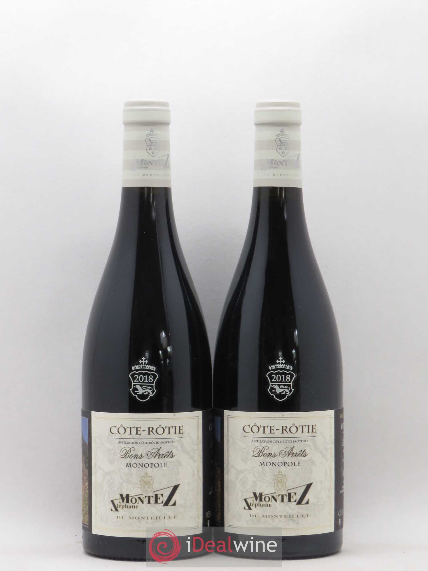 Côte-Rôtie Bons Arrêts S Montez 2018 - Lot de 2 bouteilles - 0