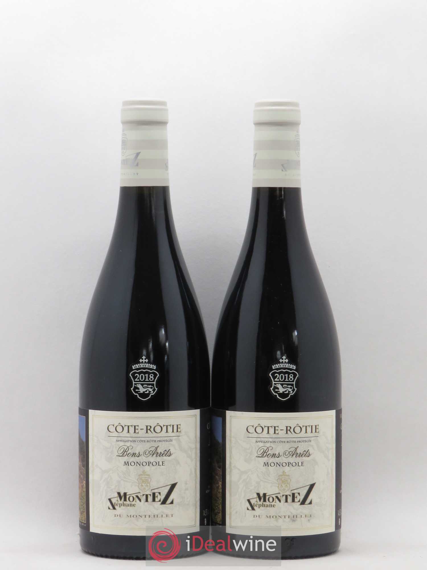 Côte-Rôtie Bon Arrêt S Montez 2018 - Posten von 2 Flaschen - 0