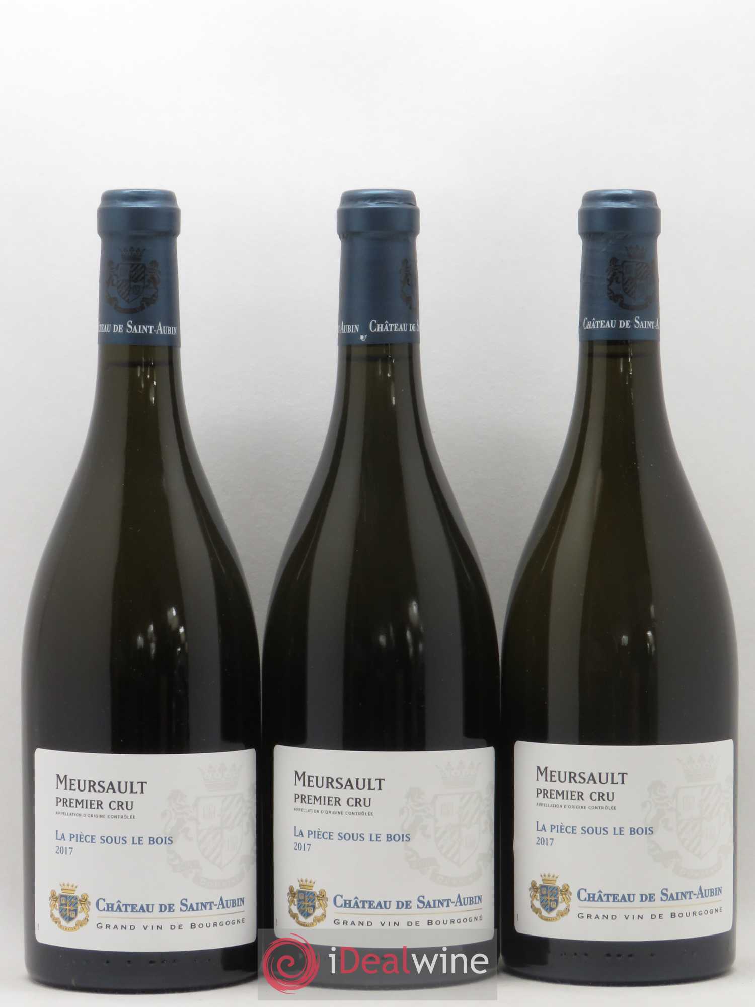 Meursault 1er Cru La Pièce sous Bois Château de St Aubin 2017 - Posten von 3 Flaschen - 0