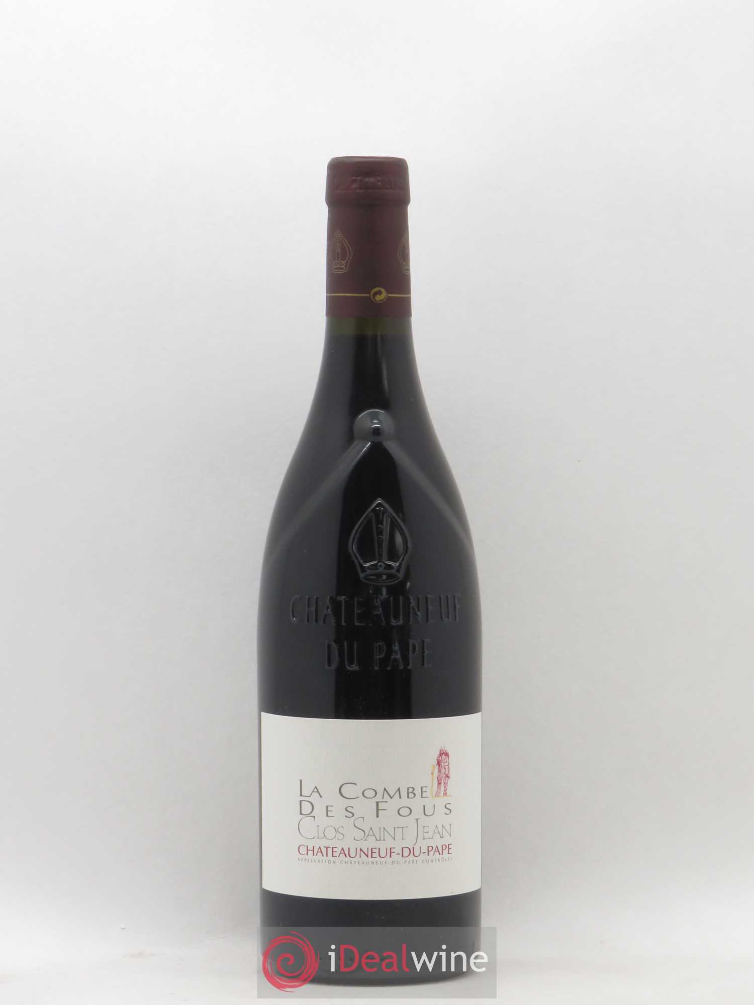 Châteauneuf-du-Pape Clos Saint-Jean La Combe des Fous Pascal et Vincent Maurel 2017 - Lot de 1 bouteille - 0