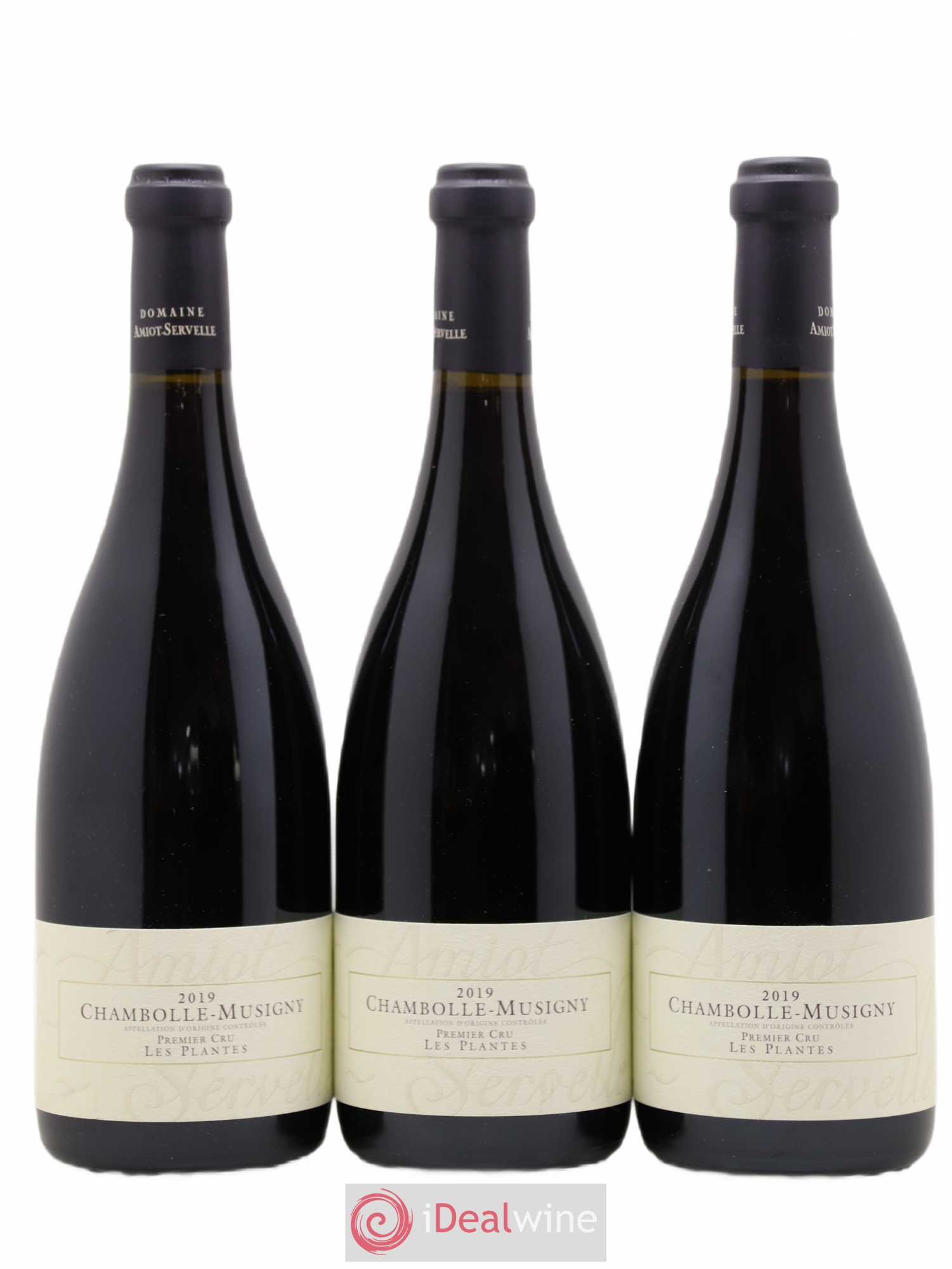 Chambolle-Musigny 1er Cru Les Plantes Amiot-Servelle 2019 - Lot de 3 bouteilles - 0