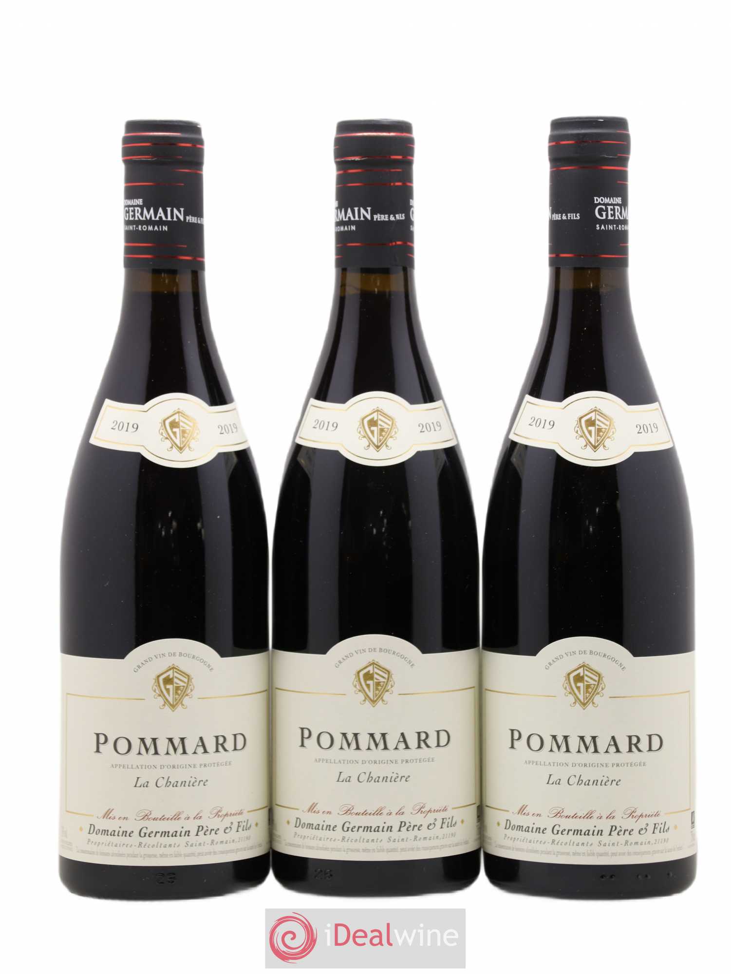 Pommard La Chanière Domaine Germain Pere & Fils 2019 - Posten von 3 Flaschen - 0