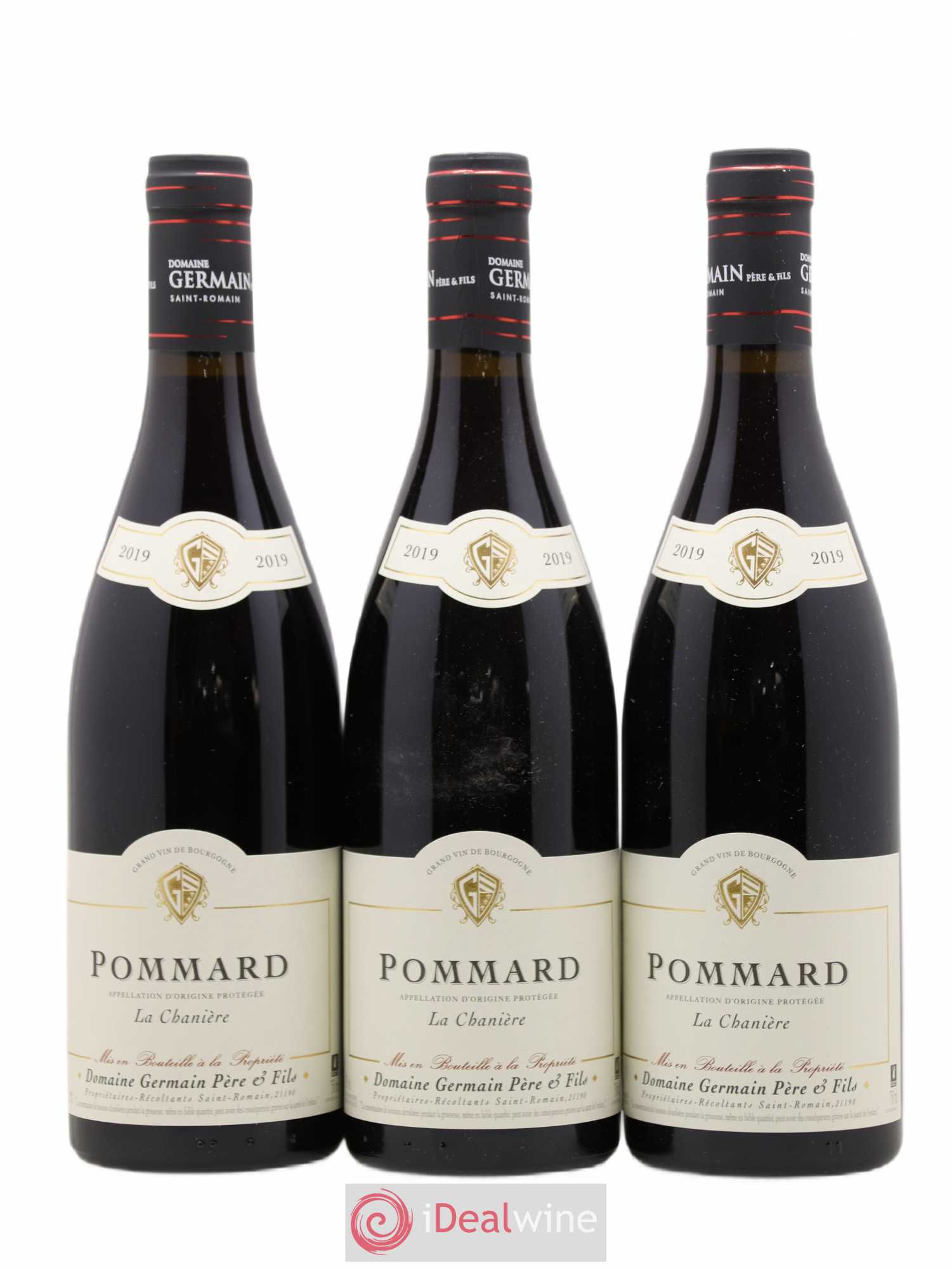 Pommard La Chanière Domaine Germain Pere & Fils 2019 - Posten von 3 Flaschen - 0