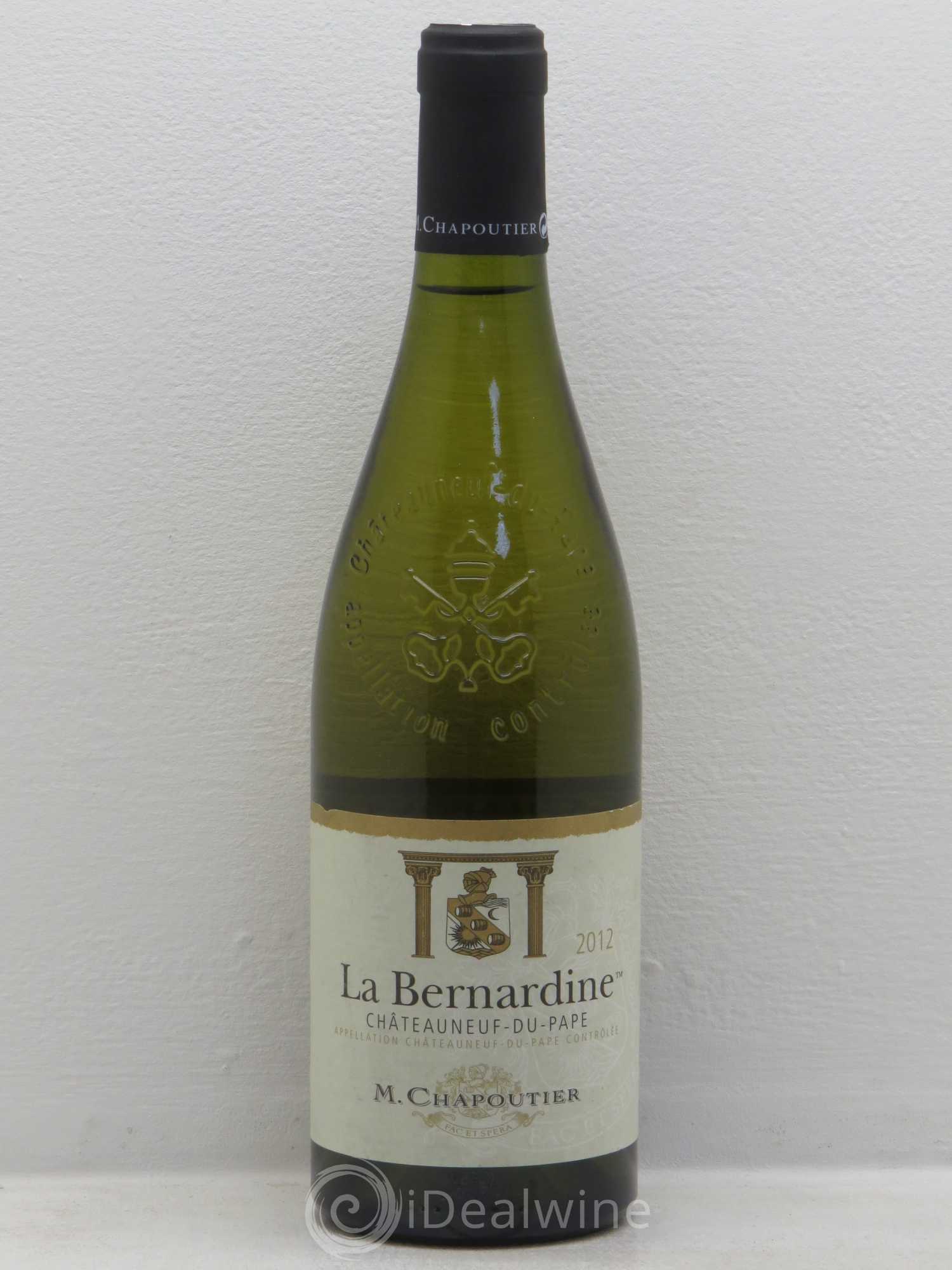 Châteauneuf-du-Pape M. Chapoutier La Bernardine 2012 - Posten von 1 Flasche - 0