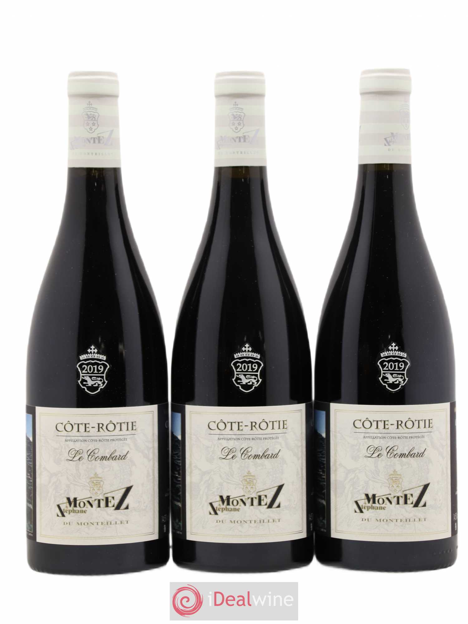 Côte-Rôtie Le Combard Monteillet (Domaine du) - Stéphane Montez 2019 - Lot de 3 bouteilles - 0
