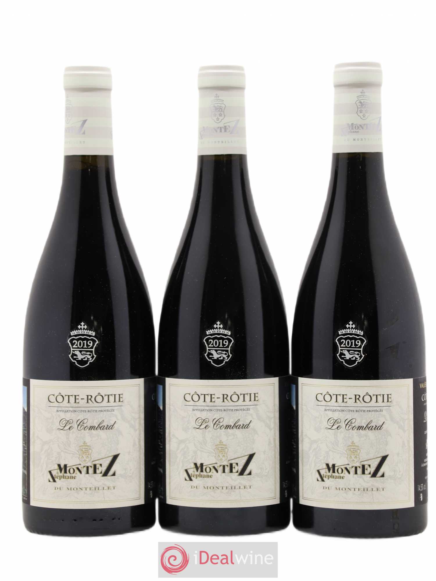 Côte-Rôtie Le Combard Monteillet (Domaine du) - Stéphane Montez 2019 - Lot de 3 bouteilles - 0