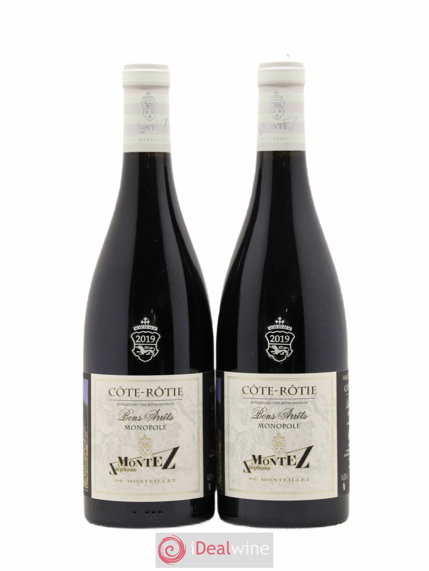 Côte-Rôtie Bons Arrêts Monteillet (Domaine du) - Stéphane Montez 2019 - Lot de 2 bouteilles - 0